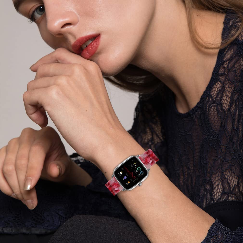 Ecsem Wristbands Compatible With Amazfit Gts 3/Gtr 42Mm/Gts/Gts 2/Gts 2E/Gts 2 Mini Smart Watch Bands Quick Release Strap Adjust