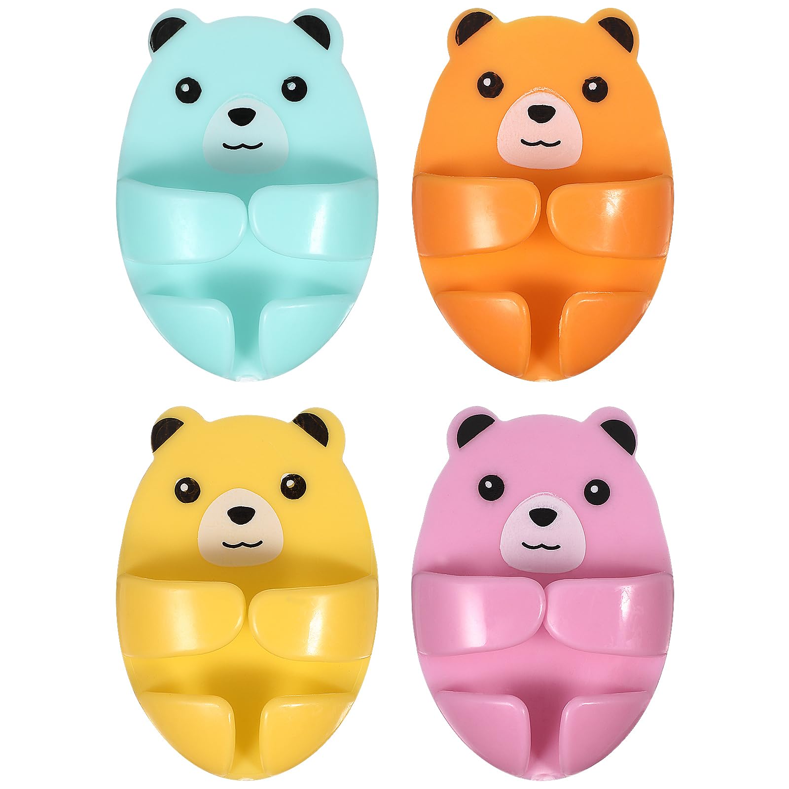 4Pcs Power Outlet Hook Power Plug Hook Wall Cord Organizer Wall Mounted Hooks Cord Organizer Hook For Appliance Hook Cable Retai