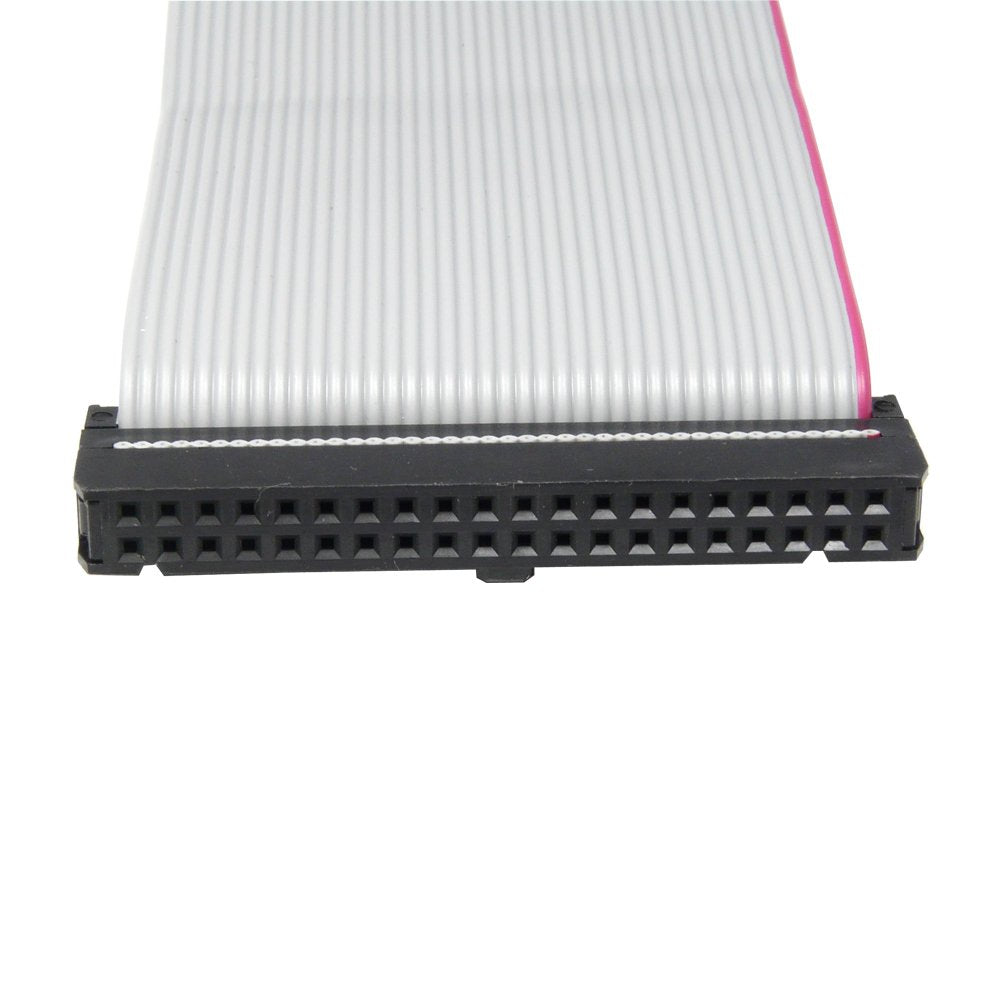 Ide 40 Pin Male To Female Hard Drive Extension Cable 6 Inch Flat Ribbon Cord For 3.5'' Pata Hdd (39 Pin + 1X Empty)