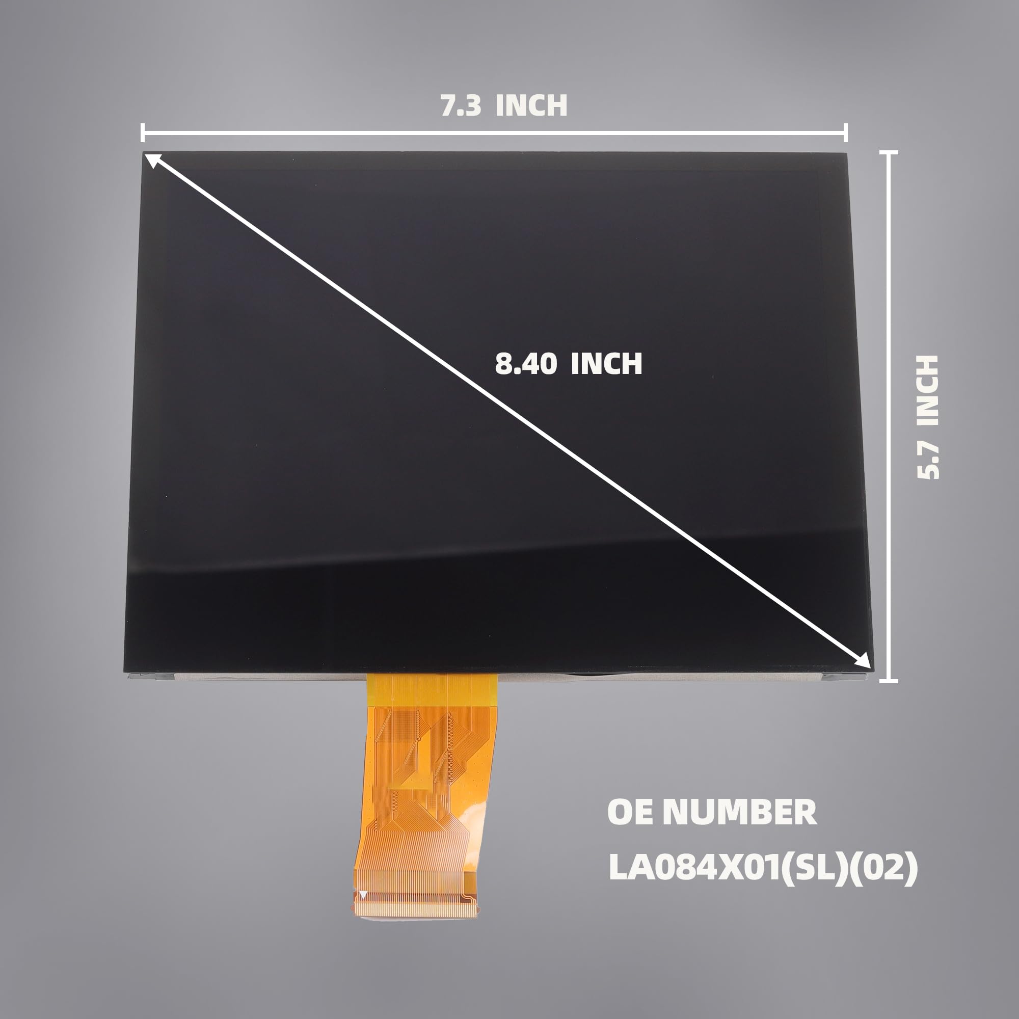 Dasbecan Uconnect 8.4'' Navigation Lcd Touch Screen 4C Uaq Nav Radio Compatible With Dodge Ram Jeep Chrysler 2017 2022 La084X01(