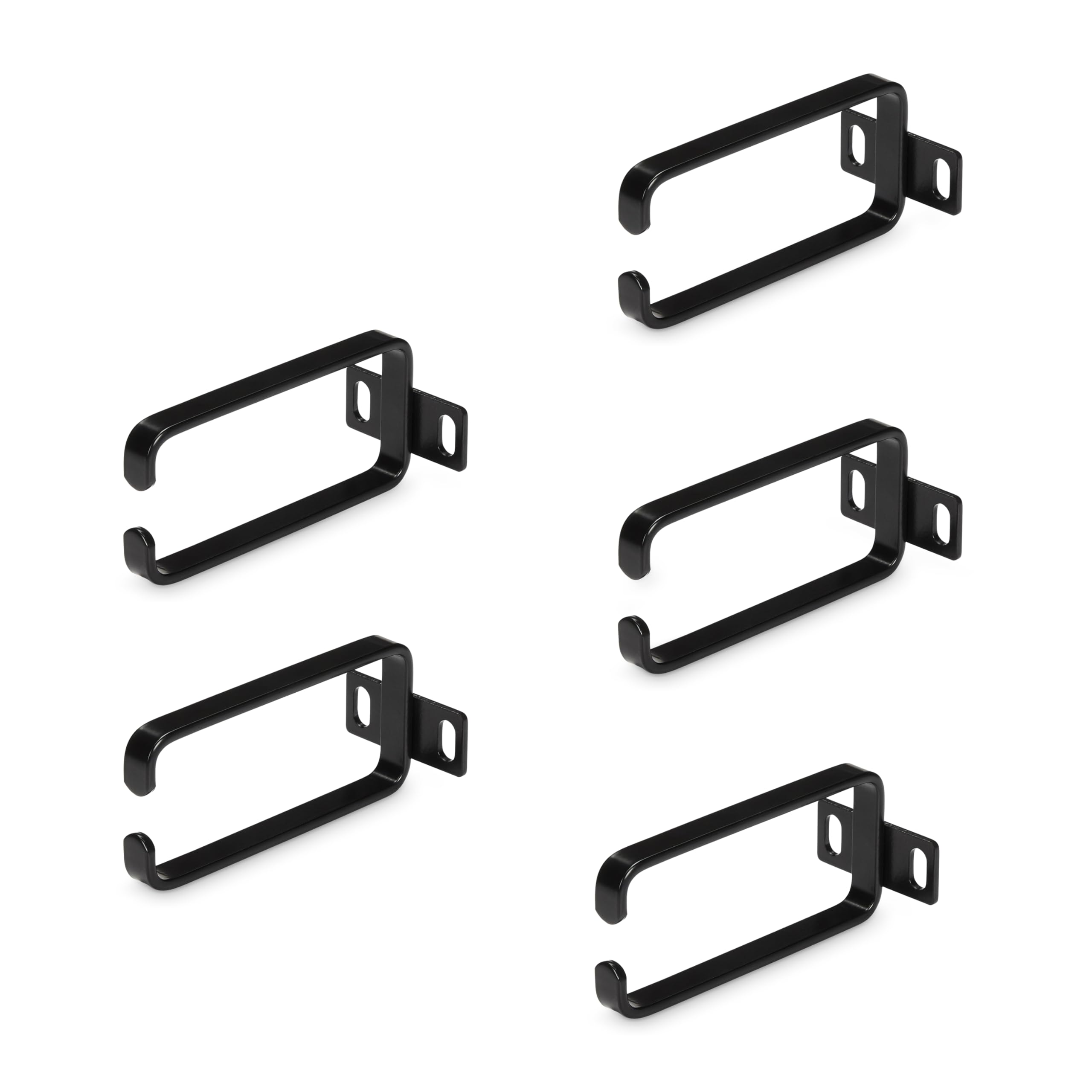 5-Pack 1U Vertical Cable Management D-Ring Hooks, Cable Manager For 19In Server