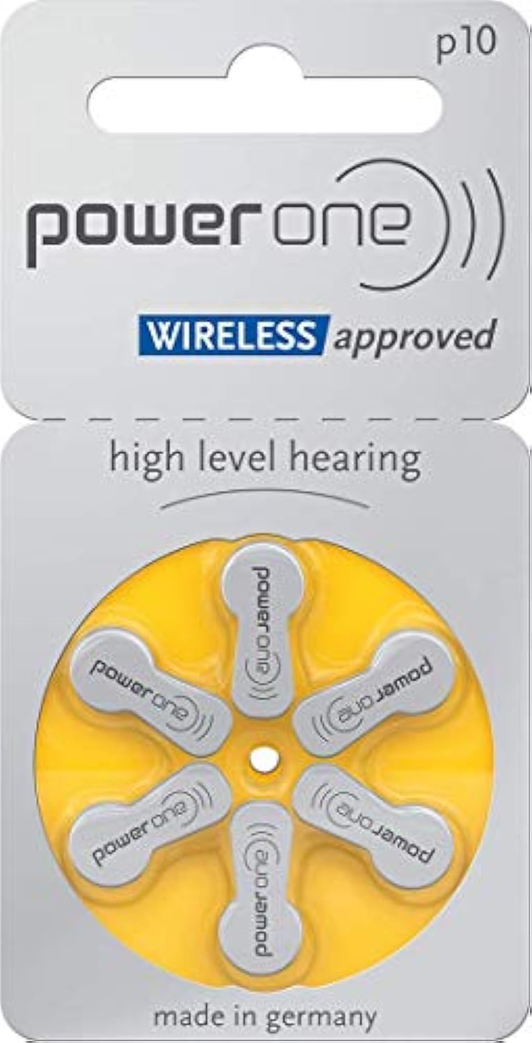 Varta Powerone P10 Mercury Free Hearing Aid Batteries Pack Of 60