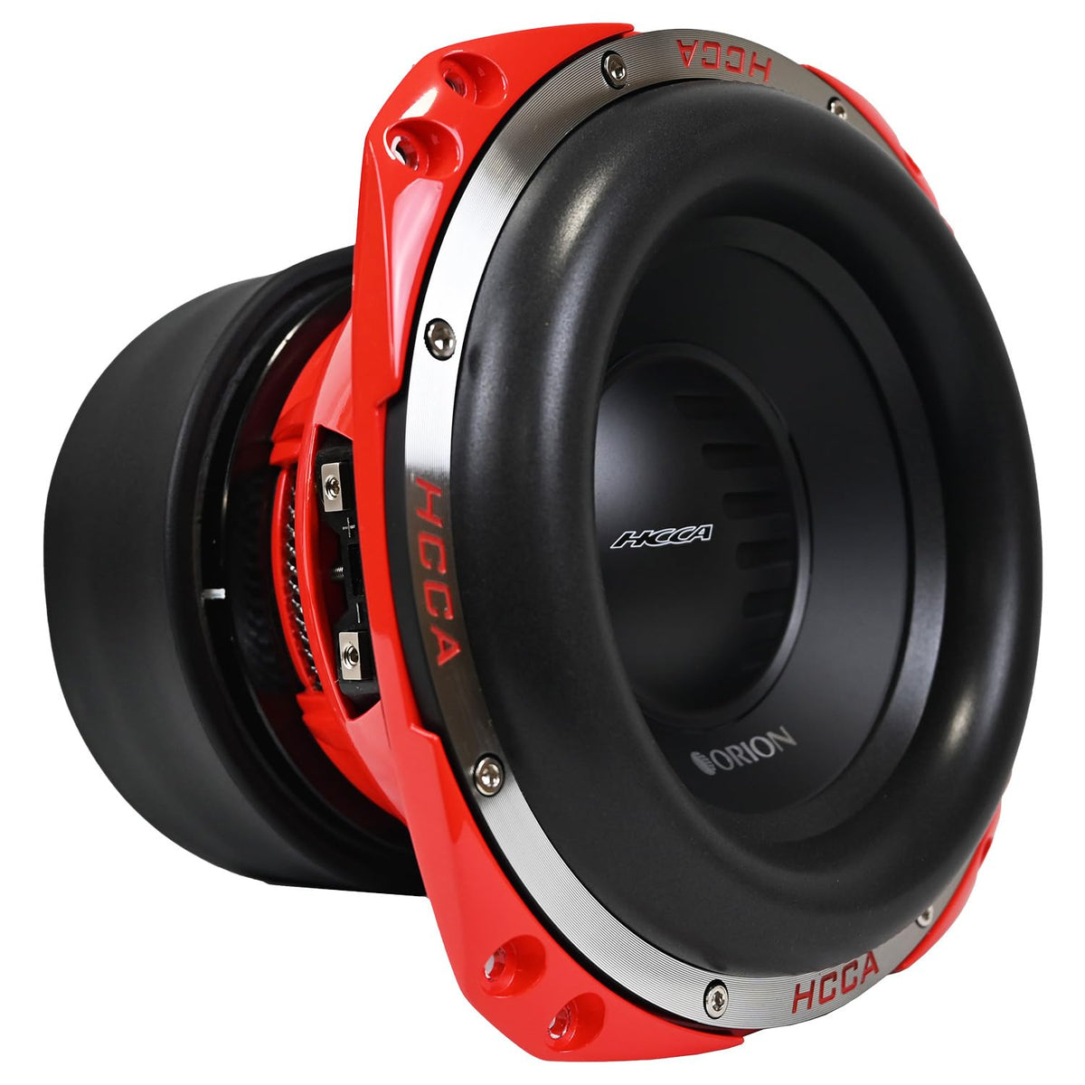 Orion HCCA Series HCCA122 High Performance 12” Competition Grade Car Subwoofer, 10000W Max Power, 2500W RMS, Dual 2 ohms, 4” Voice Coil - Powerful Black Coil Subwoofer for Cars, Trucks, Jeeps