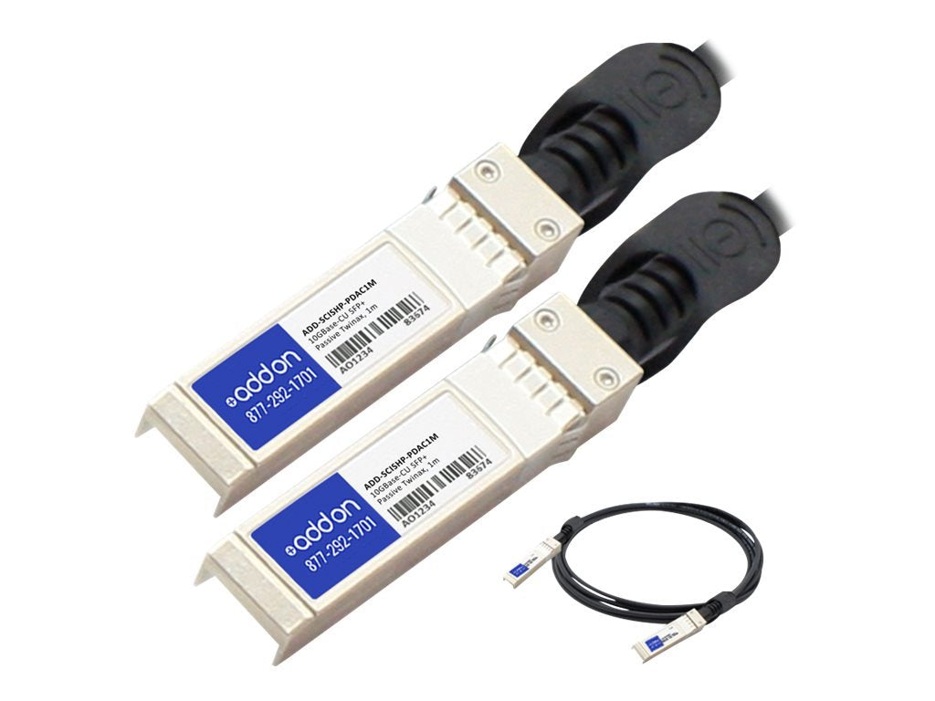 Addon Cisco Sfp-H10Gb-Cu1M To Hp J9281B Compatible Taa Compliant 10Gbase-Cu Sfp+