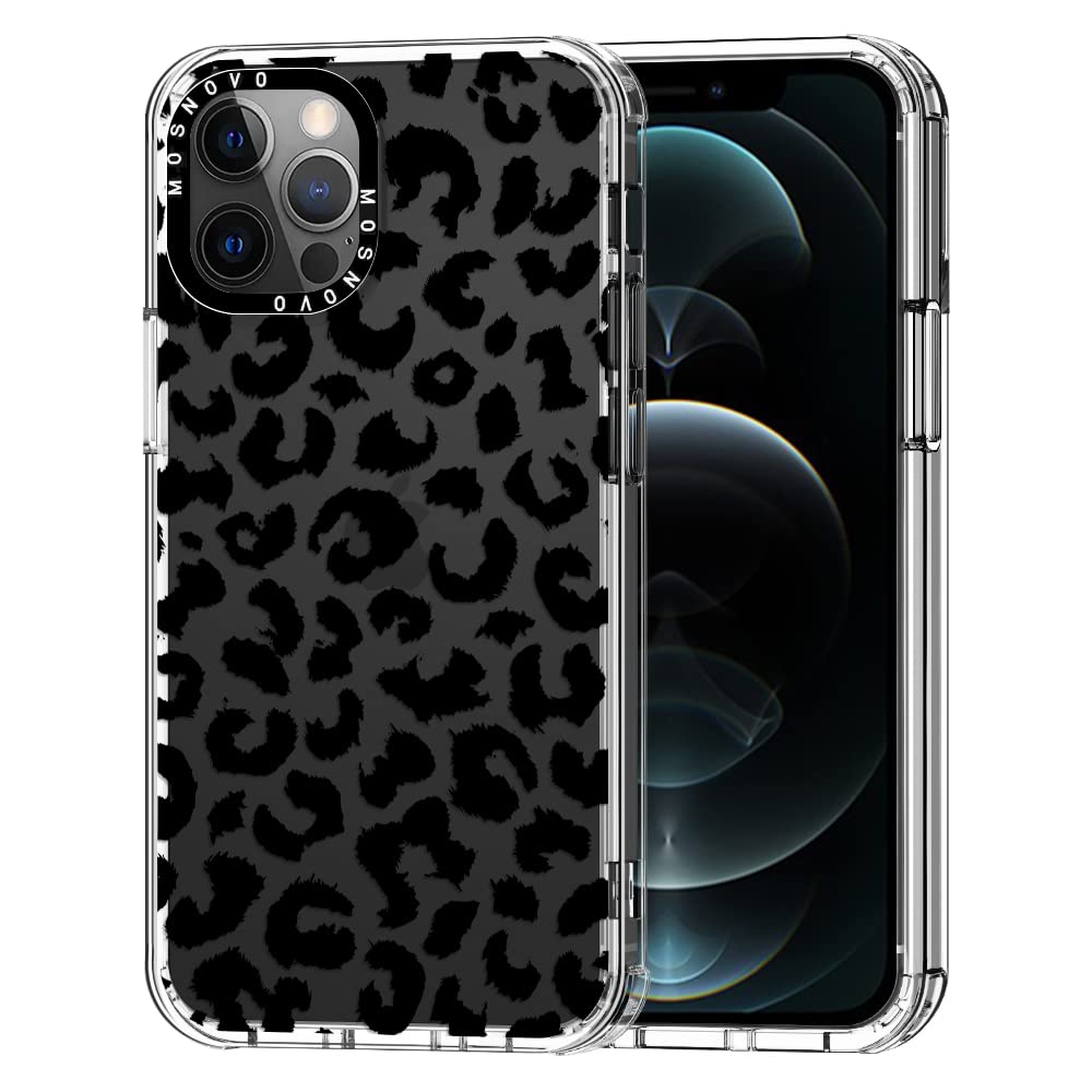 Mosnovo For Iphone 12 Pro Max Case, [Buffertech 6.6 Ft Drop Impact] [Anti Peel Off] Clear Shockproof Tpu Protective Bumper Phone