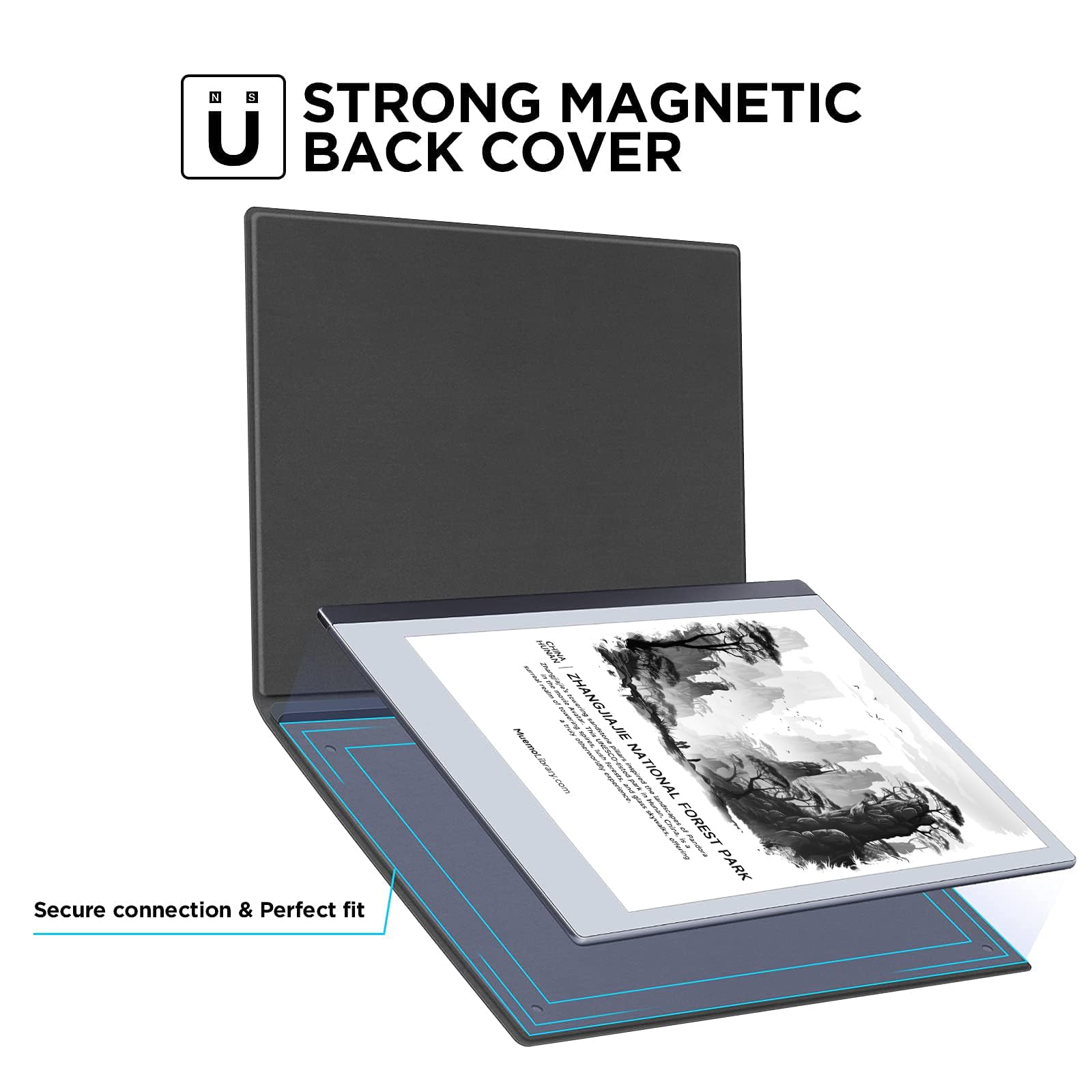 Ayotu Case For Remarkable 2 Paper Tablet 10.3'' 2020 Released, Book Folio Design With Bulit In Magnet, Premuin Fabric Smart Cove