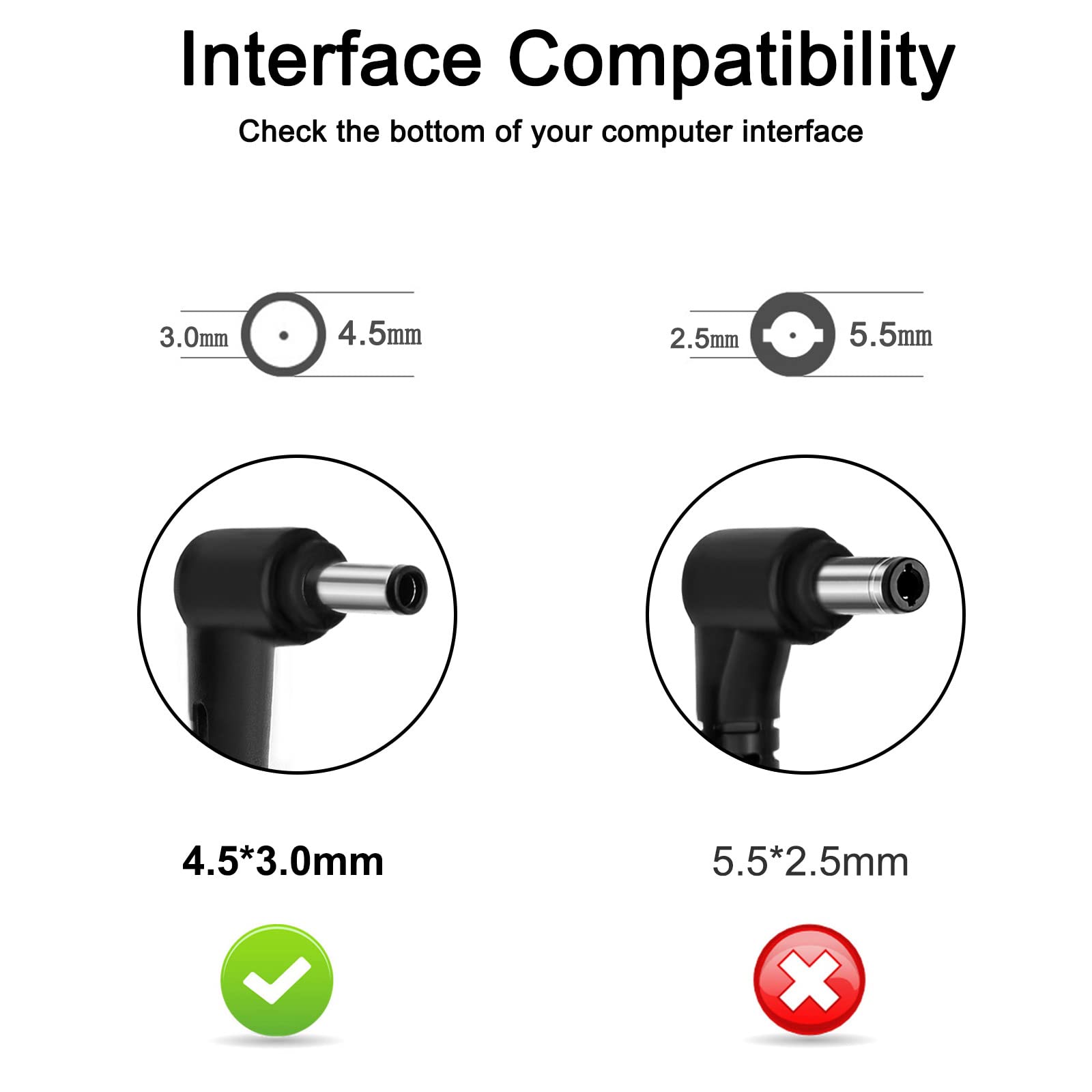 JUYOON 20V 6A Charger for MSI GF63, GV15, Cyborg 15, Summit E16 Flip - Power Supply for MSI Laptops