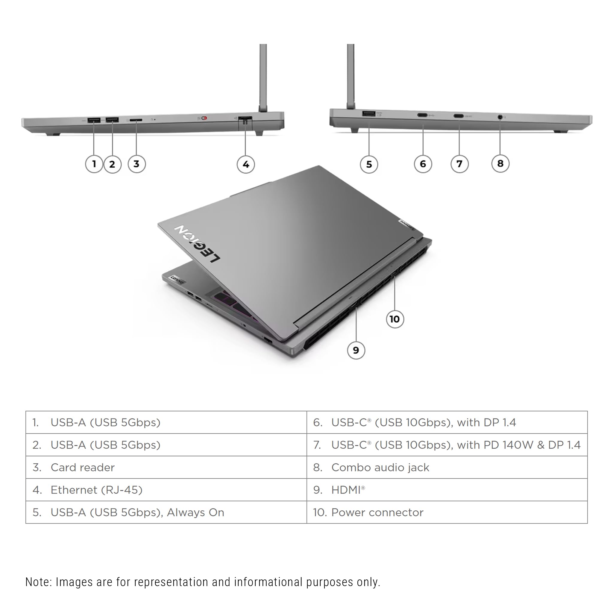 Lenovo Legion 5I Gen 9 Gaming Laptop, Intel I9-14900Hx, 64 Gb Ddr5 Ram, 2 Tb Pcie Ssd, 16 Wqxga (2560X1600), Nvidia Geforce Rtx