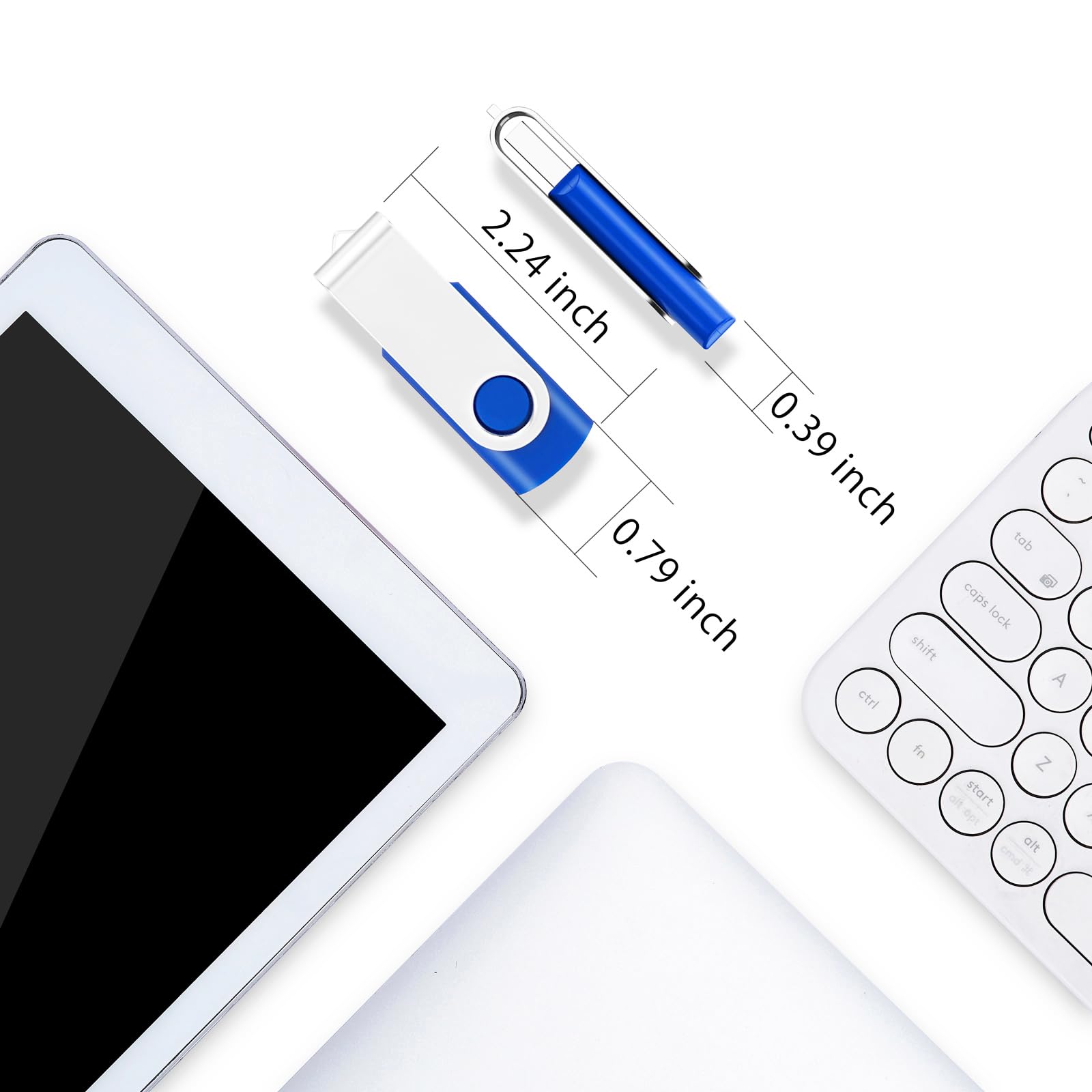 Eastbull 200 Packs Of 2Gb Bulk Flash Drives, Usb Flash Drives Pack 2Gb Usb Drives Bulk Swivel Usb2.0 Thumb Drives Bulk With Stri