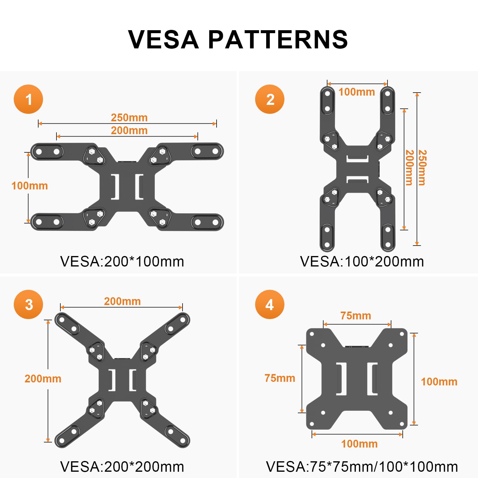 Xinlei Full Motion Tv Wall Mount, Swivel Tv Bracket With Articulating Arm Tilt Extension Rotation For Most 13 42 Inch Led, Lcd M