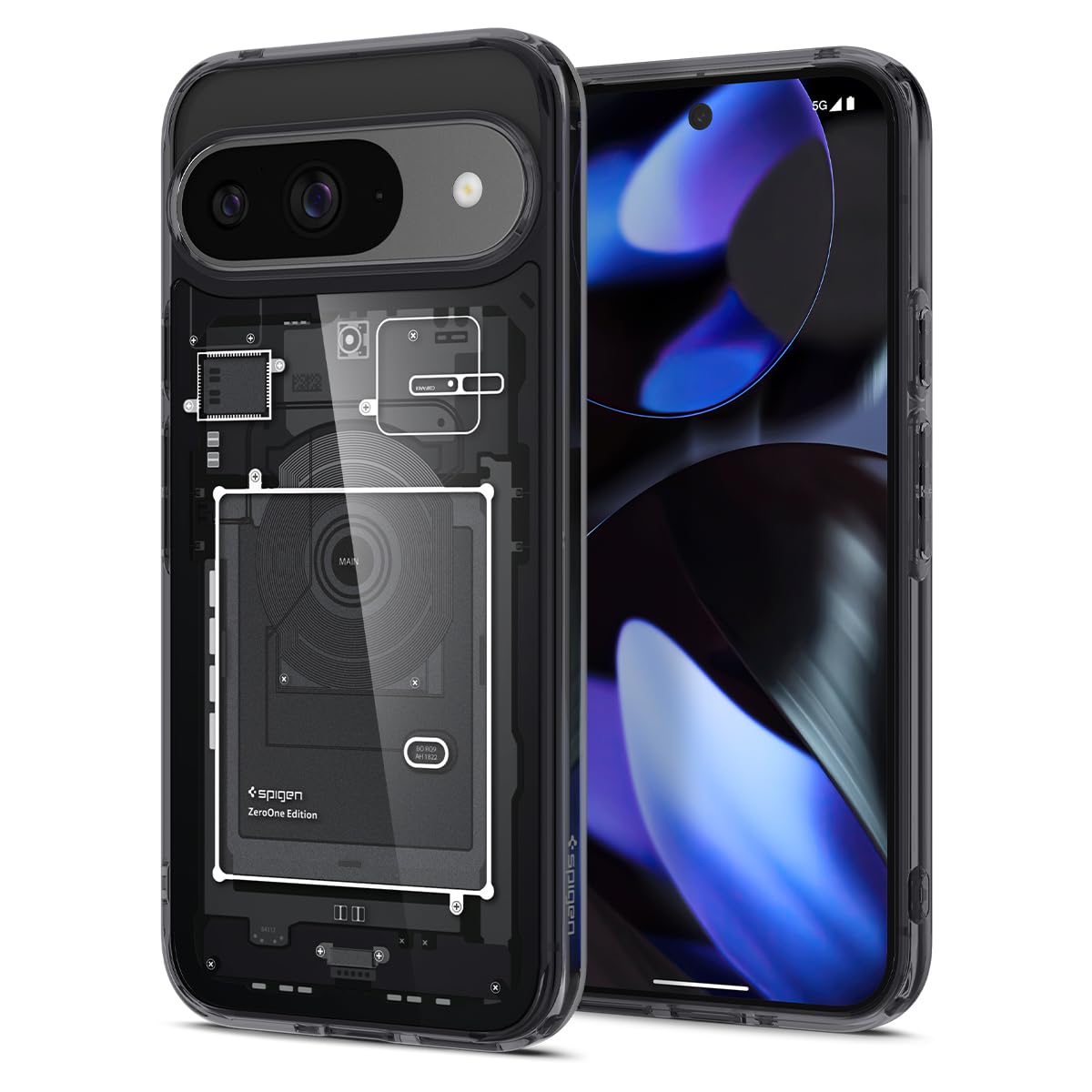 Spigen Ultra Hybrid Designed For Pixel 9 Case/Pixel 9 Pro Case (2024) [Anti Yellowing], [Military Grade Protection]   Zero One