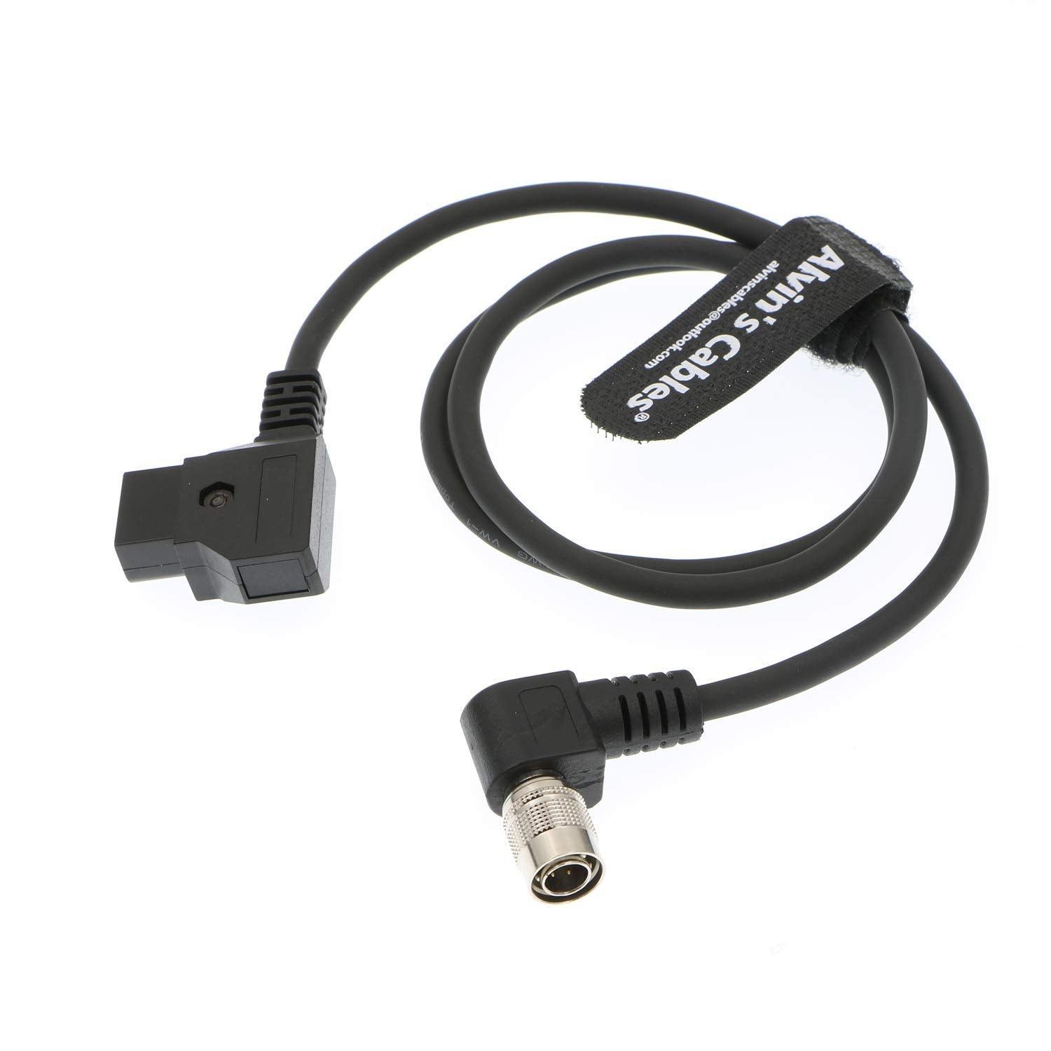 Alvin'S Cables D Tap To 4 Pin Hirose Right Angle Male Power Cable For Sound Devices