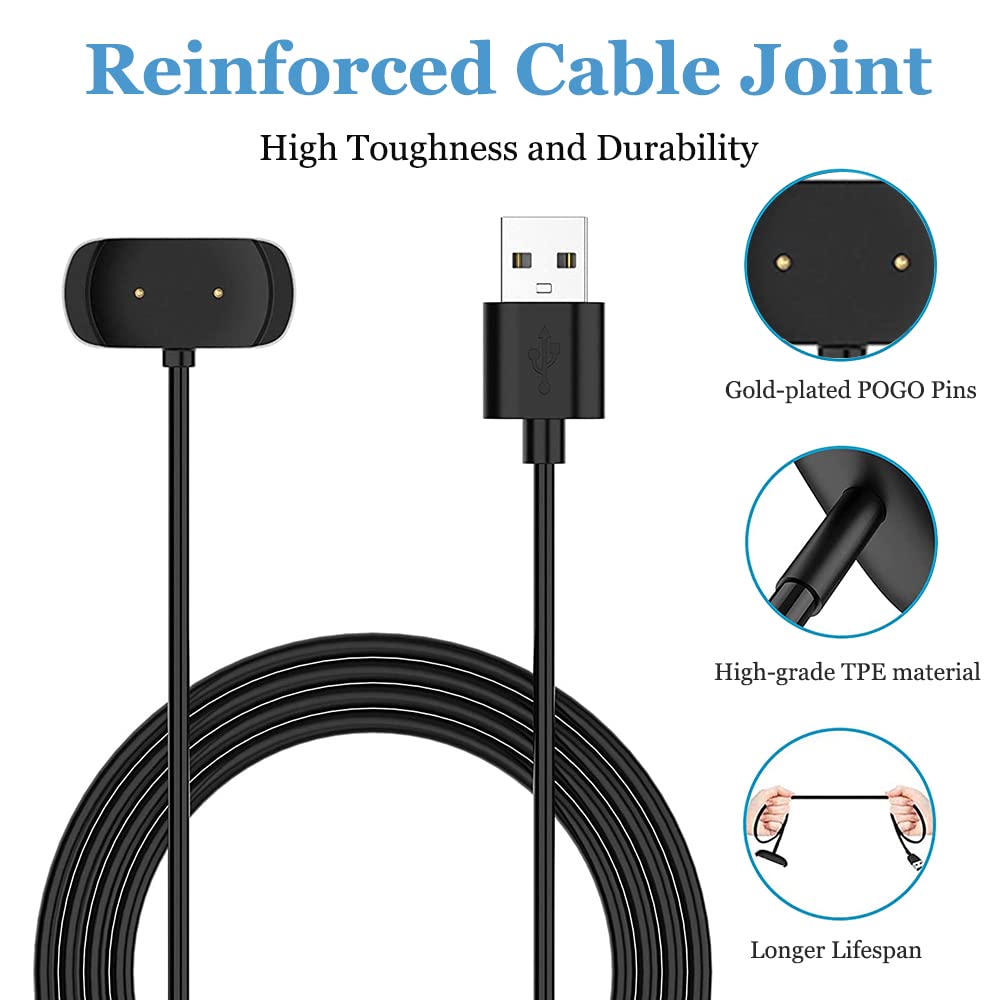 Charger For Amazfit Gts 2 Mini, Gts 4 Mini, Gtr 2, Gtr 2E, Gts 2E, Charging Cable For Amazfit Bip U Pro, Bip 3 Pro, Bip U, Zepp