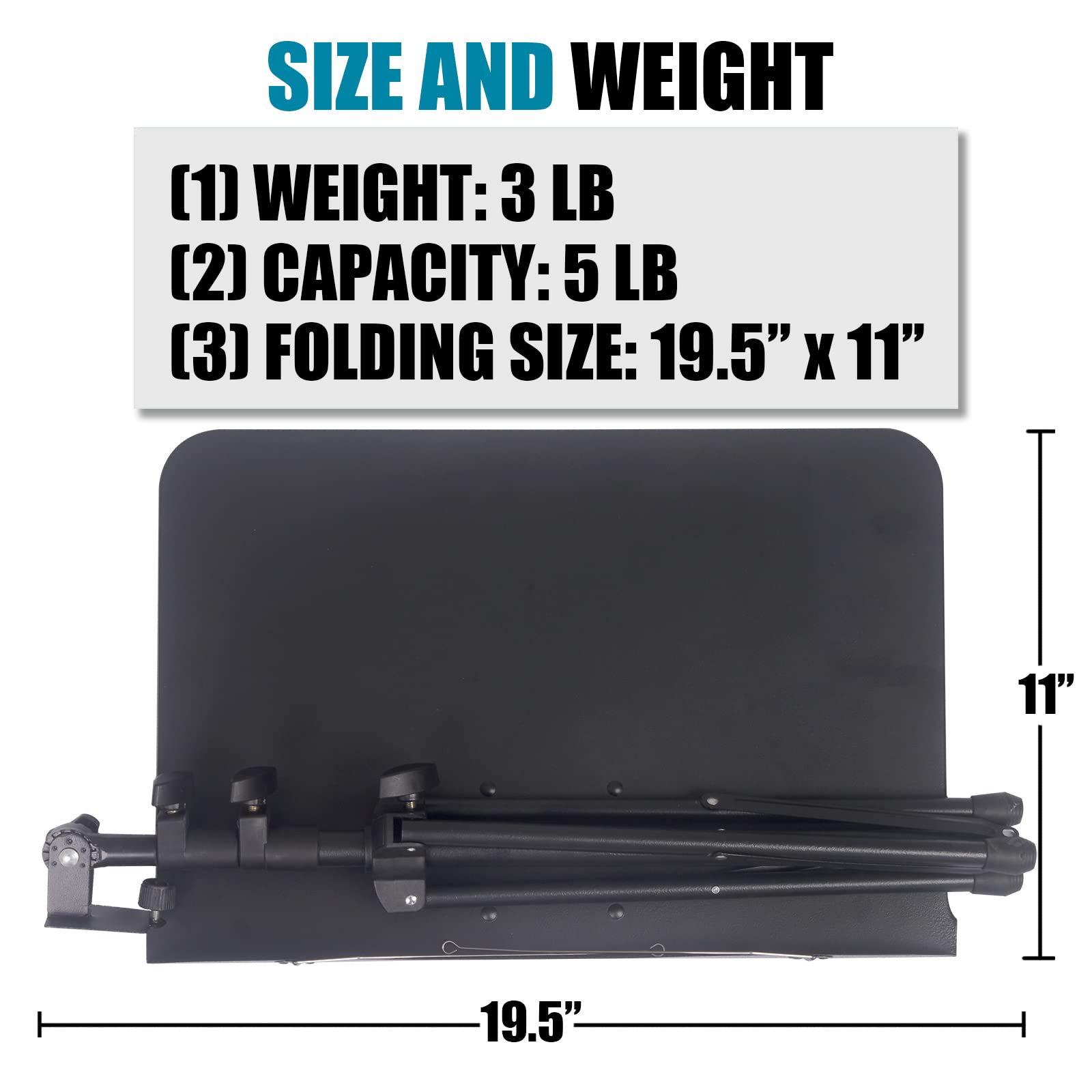 Gleam Sheet Music Stand   Portable For Children And Carrying Out Dual Use Desktop Book Stand