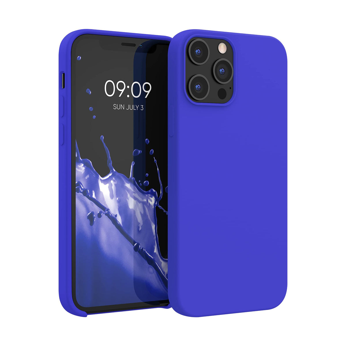 Kwmobile Case Compatible With Apple Iphone 12 Pro Max Case   Tpu Silicone Phone Cover With Soft Finish   Baltic Blue