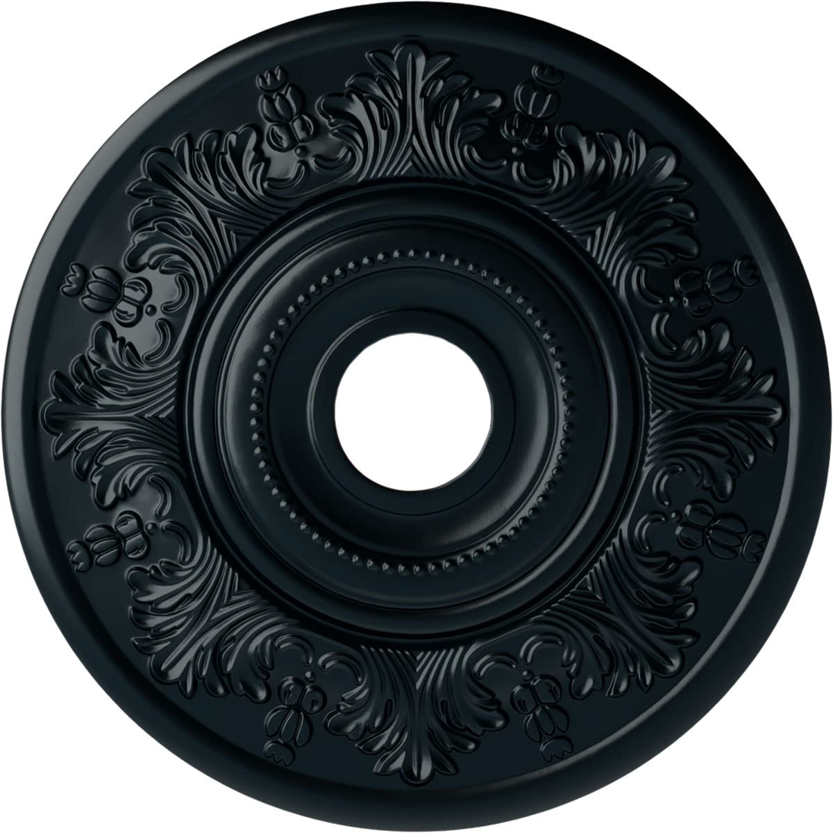 Ekena Millwork Cm20Vinsf Vienna Ceiling Medallion, 20''Od X 3 1/2''Id X 1 1/2''P, Hand Painted Night Shade