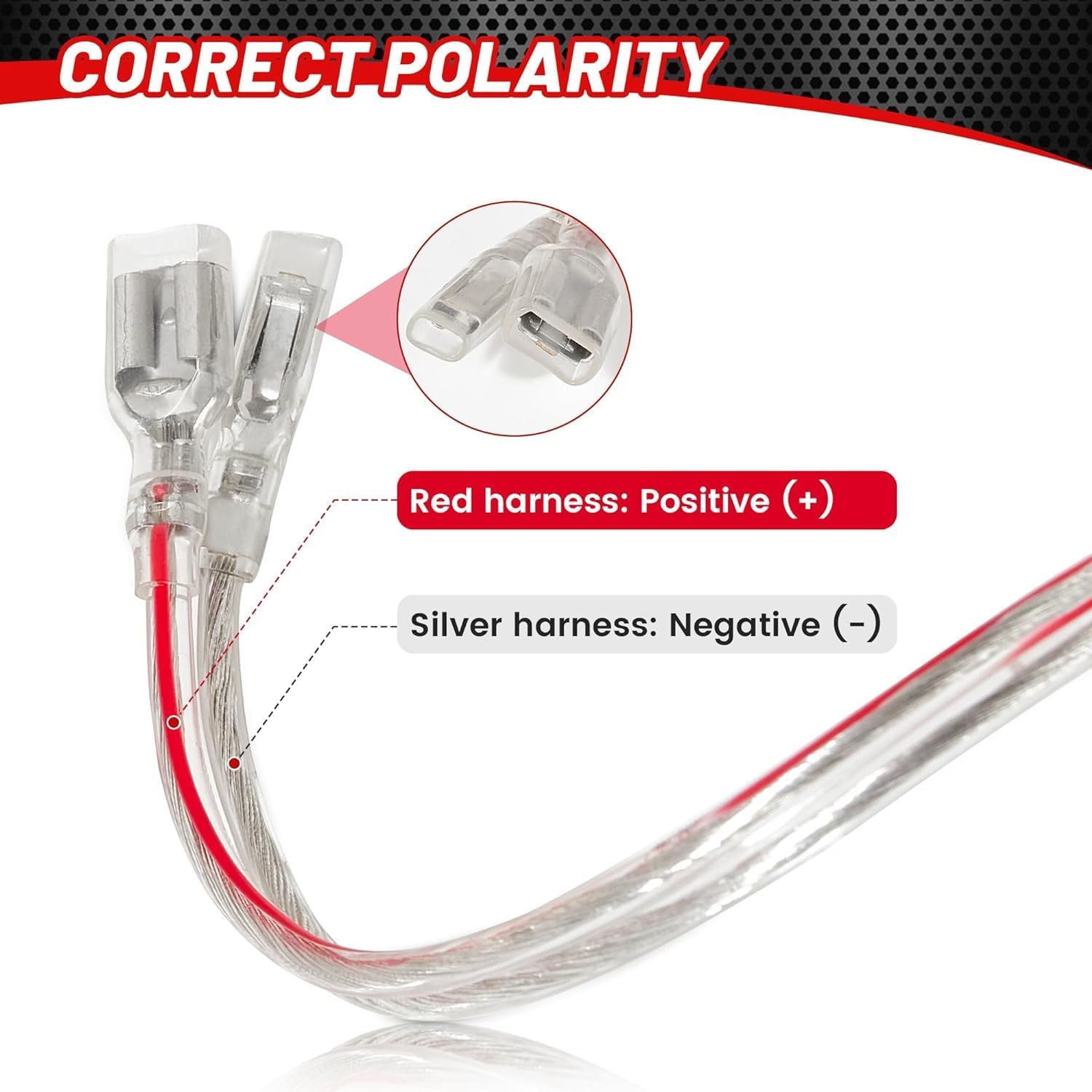 Red Wolf Front Dash Tweeters Speaker Wiring Harness Adapter Connector Plug Replacement For Dodge Ram Jeep Chrysler 2005 2022 Aft