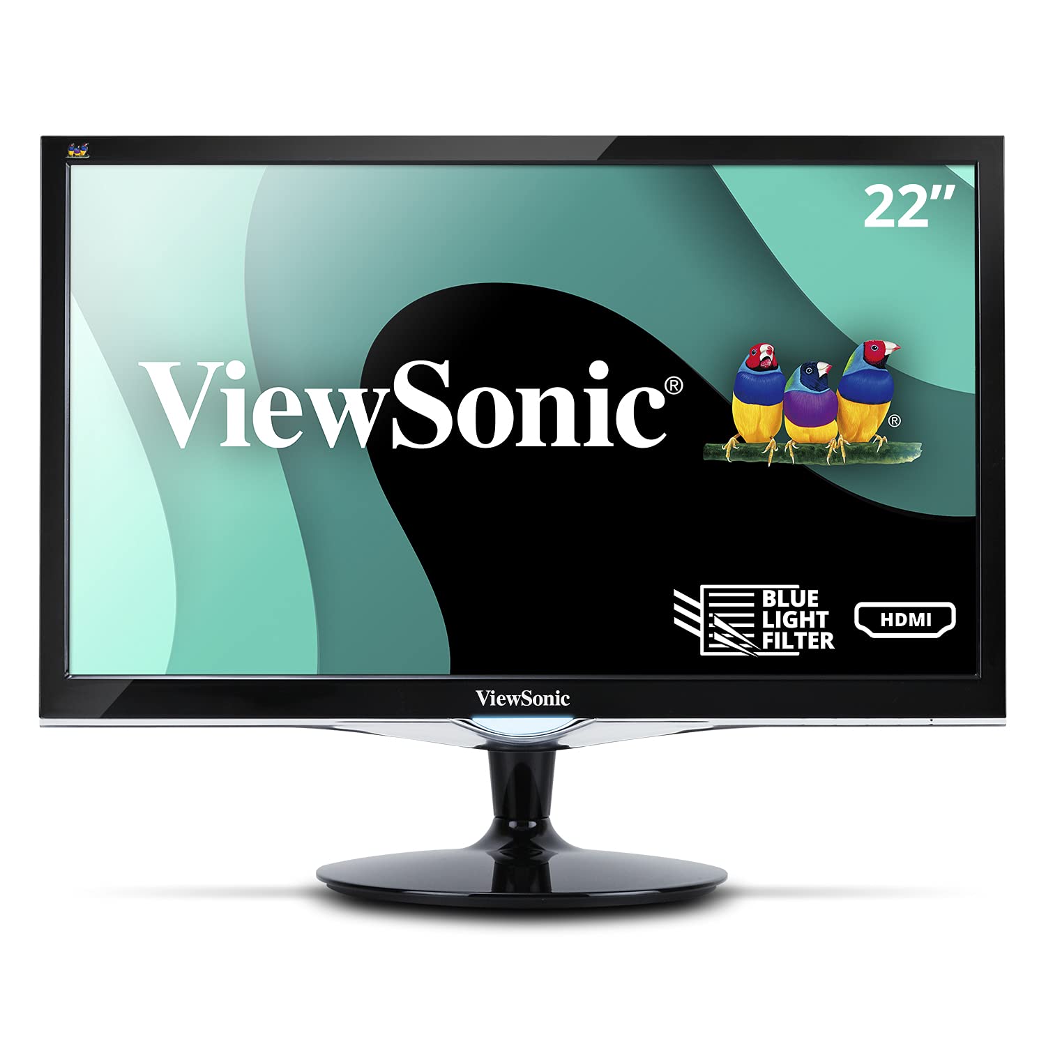 Viewsonic Vx2252Mh 22 Inch 2Ms 60Hz 1080P Gaming Monitor With Hdmi Dvi And Vga Inputs