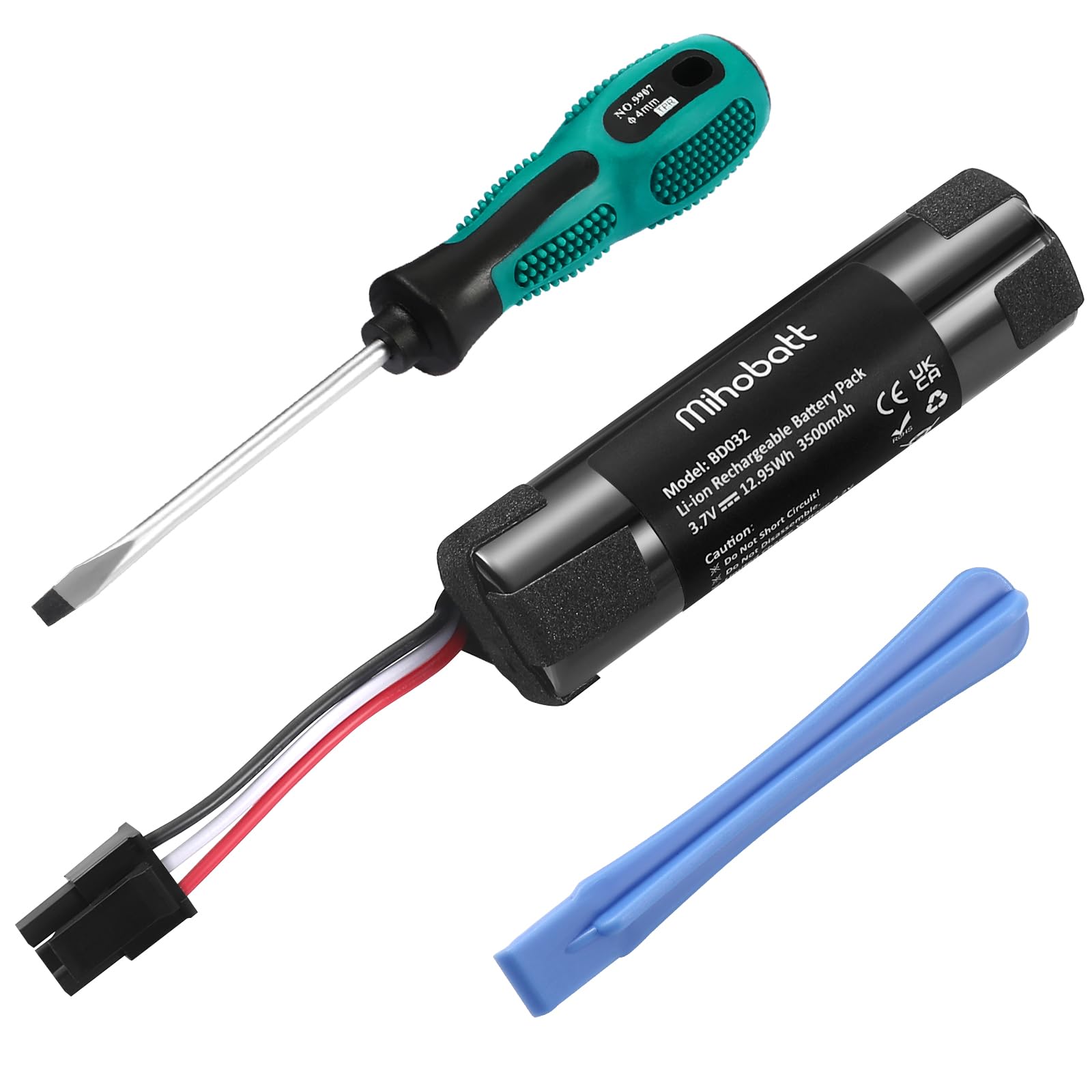 Mihobatt 3500mAh Replacement Battery for UE Boom, Blast, Boom 2, Boom 3 Bluetooth Speakers, Includes Tool Kit, Compatible with S