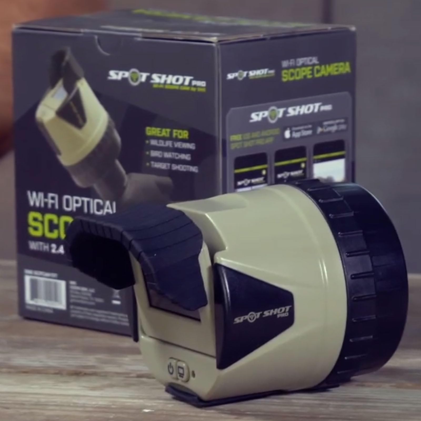 Sme Spot Shot Shooting Universal Adjustable Wireless Live Streaming Hd Video Wi-Fi Spotting Scope Camera With Lcd Screen Carry P