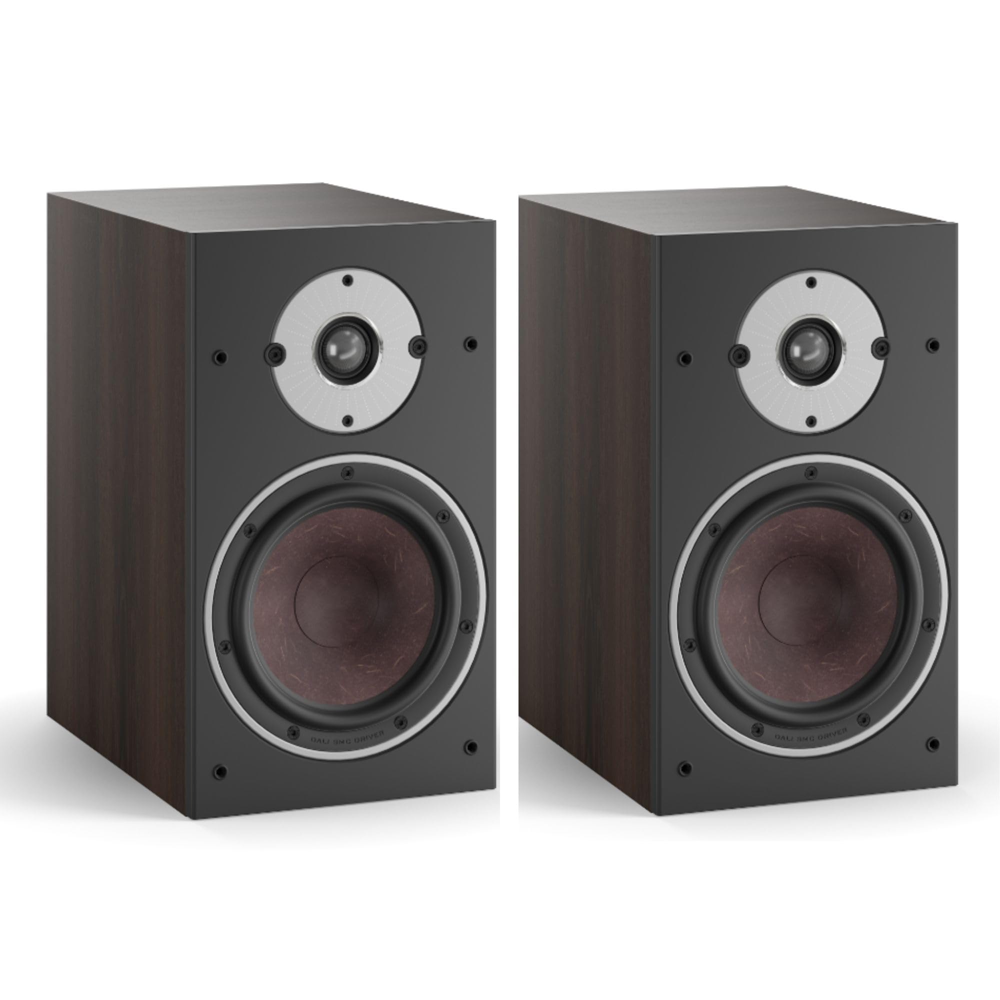 Dali Oberon 3 Bookshelf Speaker   Dark Walnut (Pair)