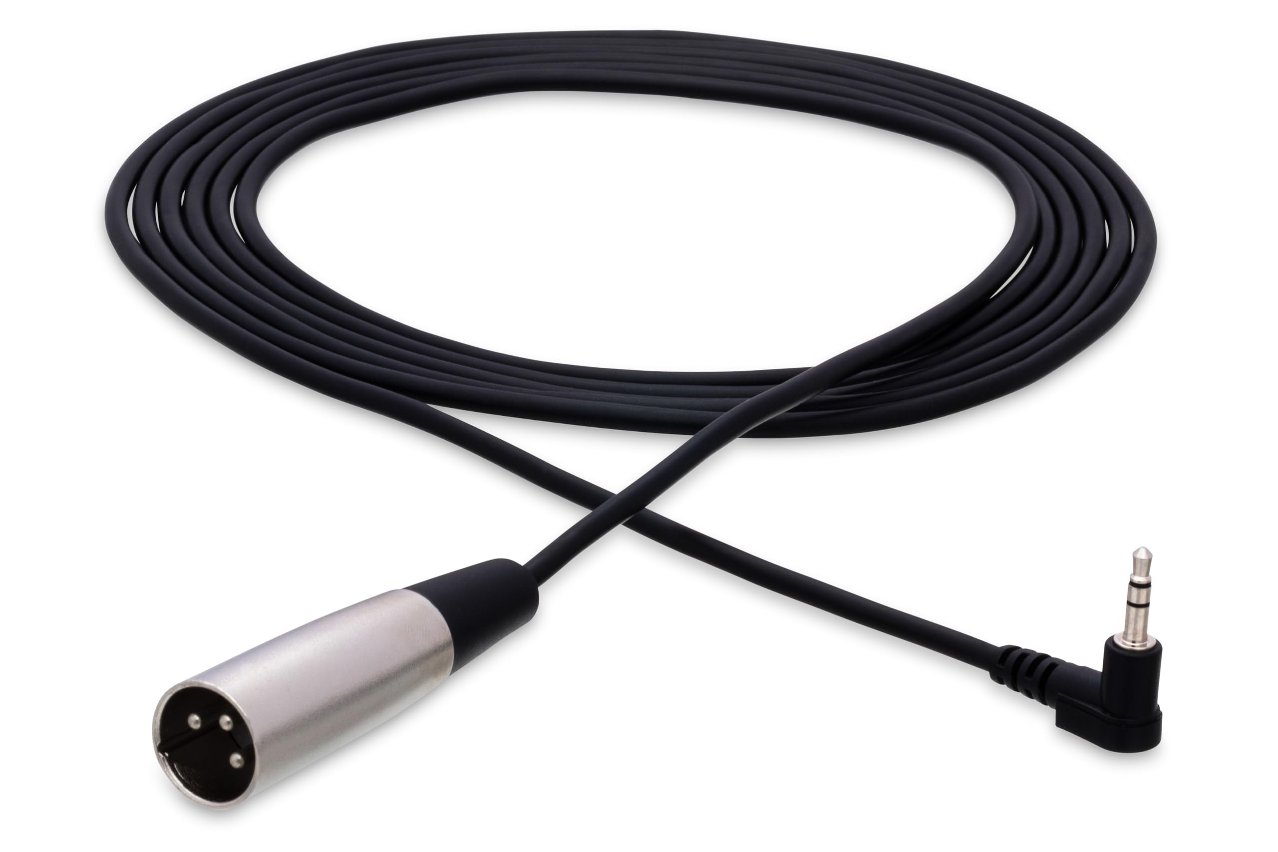 Hosa Xvm-101M Right Angle 3.5 Mm Trs To Xlr3M Microphone Cable, 1 Foot