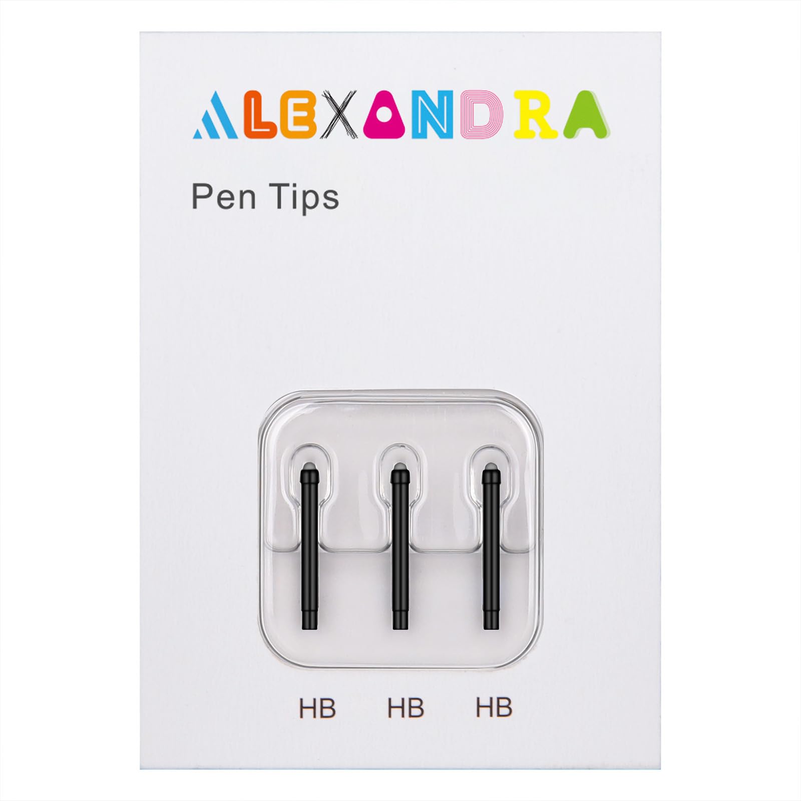 Alexandra Original Surface Pen Tips Replacement (3    Hb, Default Tip) For 2017 Microsoft Surface Pen(Model 1776), Surface Pro 4