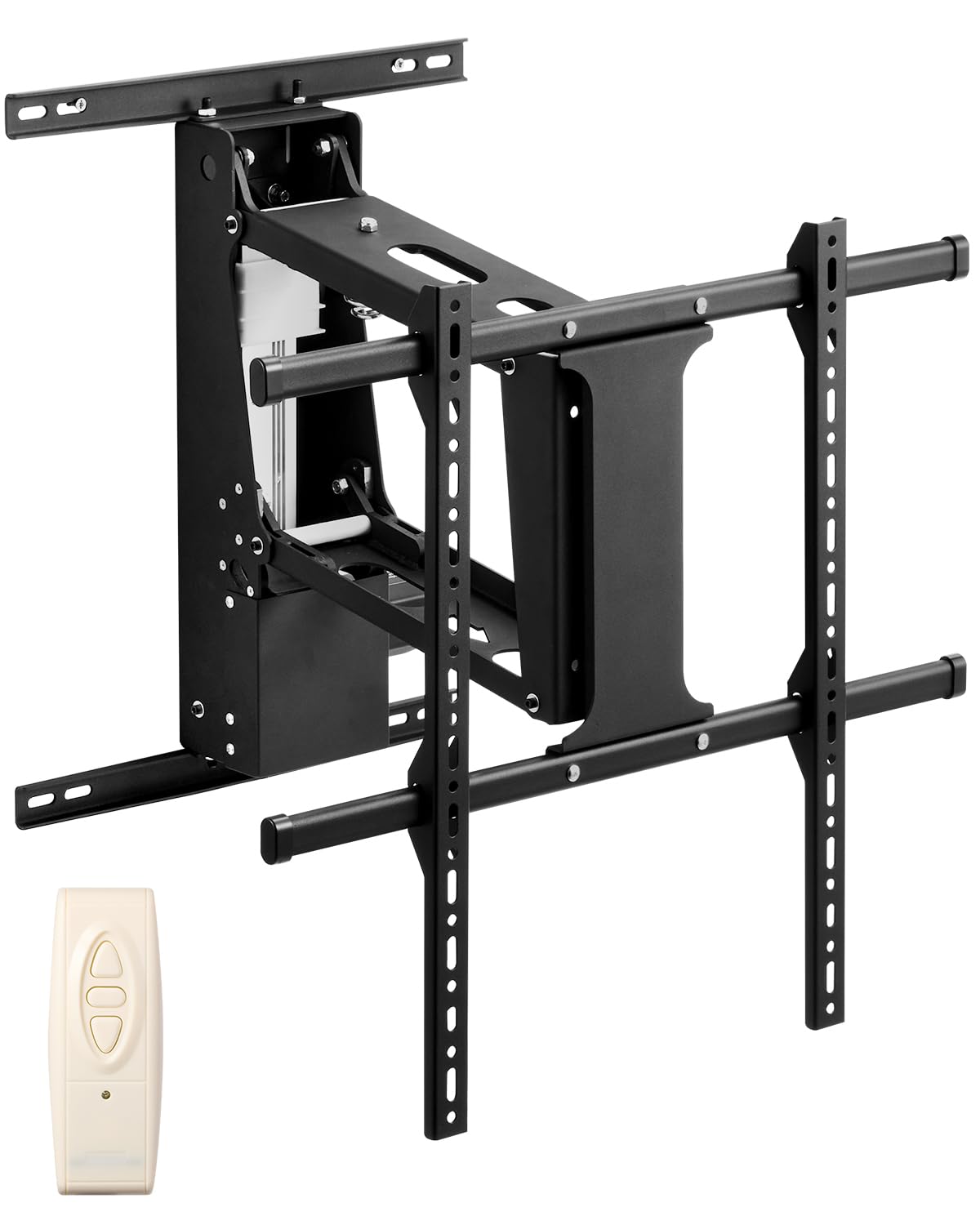 VEVOR Motorized TV Wall Mount, TV Mount for 32 to 65 Inch TV, Electric Adjustable Ceiling TV Stand, Motorized Flip Down TV Stand