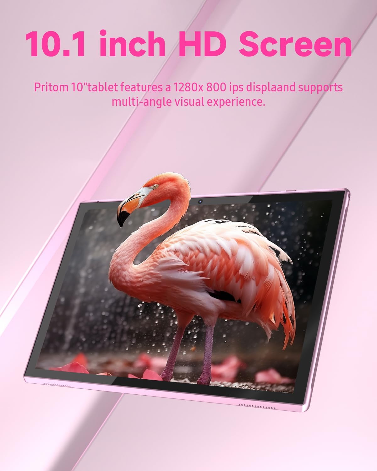 Atozee Tablet 10 Inch Tablets, Android 12 Tablet 10'', Quad Core Processor Tableta Computer With 32Gb Rom 4Gb Ram, 2+8Mp Camera