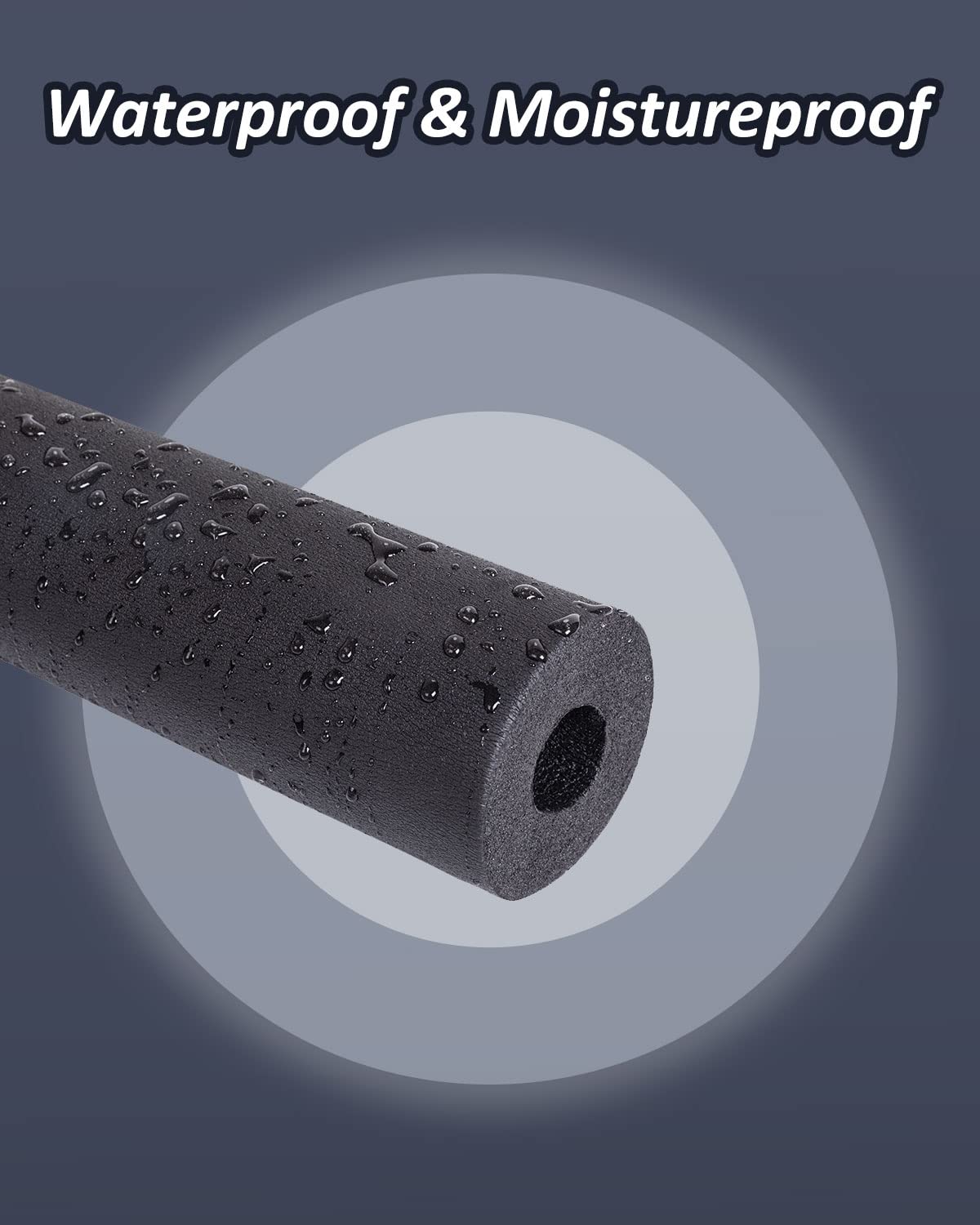 Pipe Insulation Foam Tube   6Ft 1 1/8'' Foam Tubing For Ac Unit, Guitar Stands, Exercise Machine Handle And Roof Rack