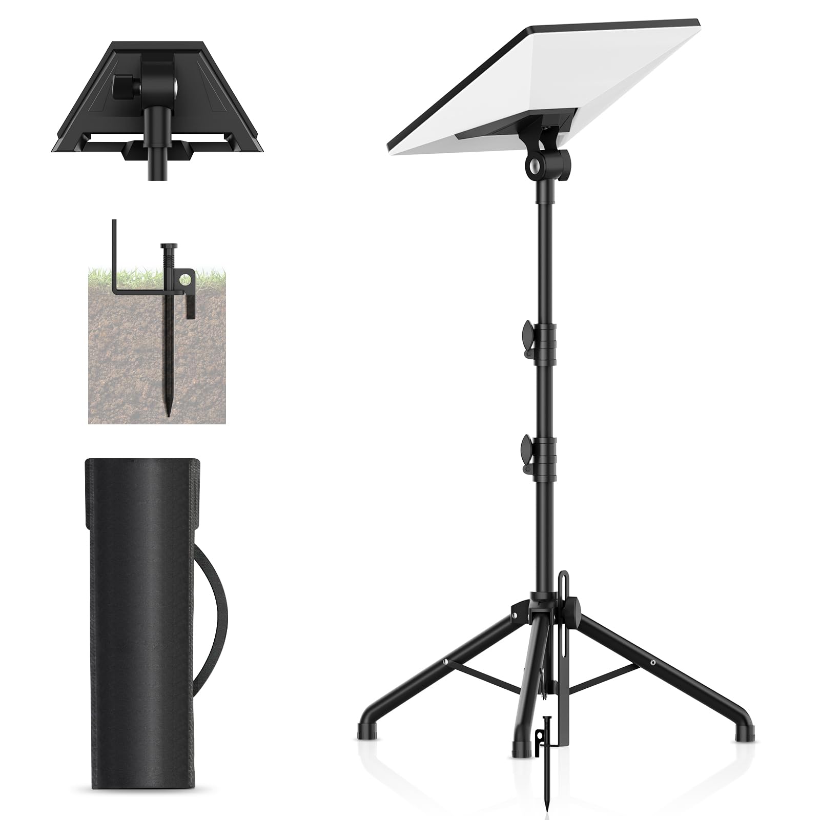 Starlink Mini Tripod Mount with Adapter, 270 Tilt Angle Adjustable Starlink Mini Kit, Height Adjustable Starlink Mount, Ground N