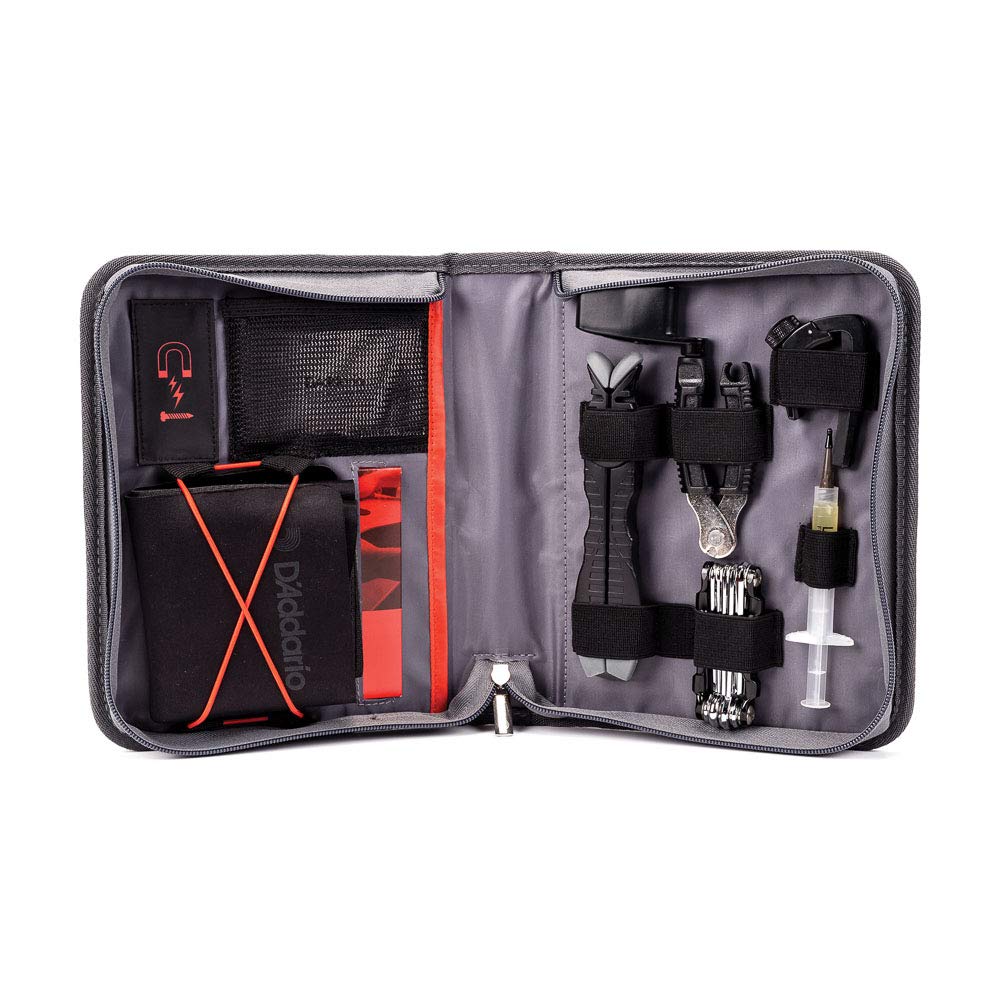 D'Addario Accessories Bass Guitar Maintenance Kit   Bass Tool Kit   Bass Setup Kit   Perfect Kit For Guitar Tech