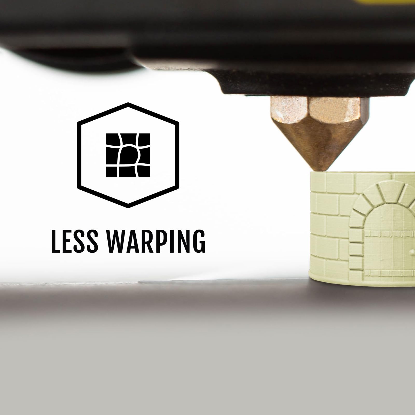 Hatchbox Matte Pla 3D Printer Filament, Dimensional Accuracy +/  0.03 Mm, 1 Kg Spool, 1.75 Mm, Lemonade