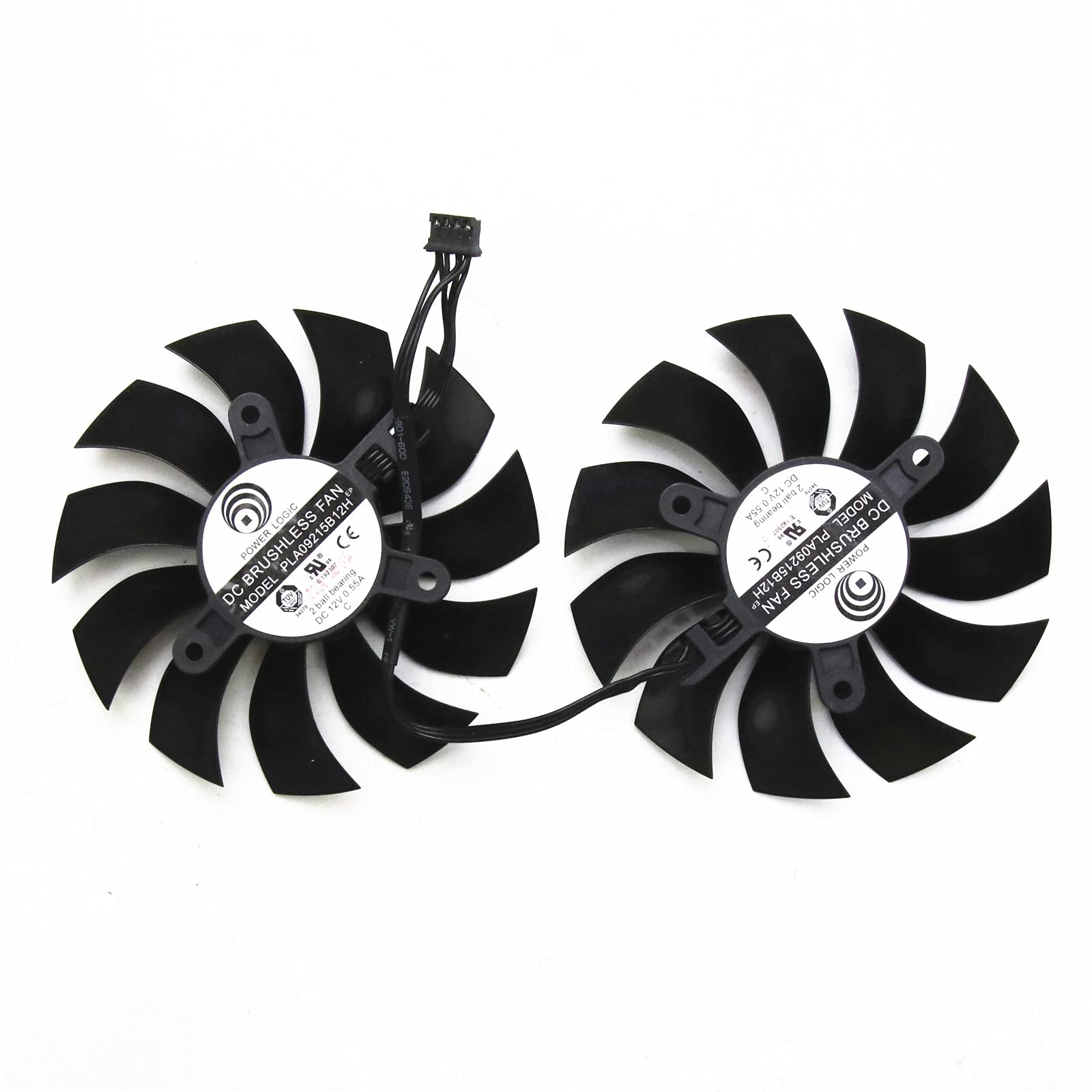 Bestparts New Graphics Card Fan Video Card For Evga Gtx950/960/970/980/980Ti Pla09215B12H 4Pin 85Mm