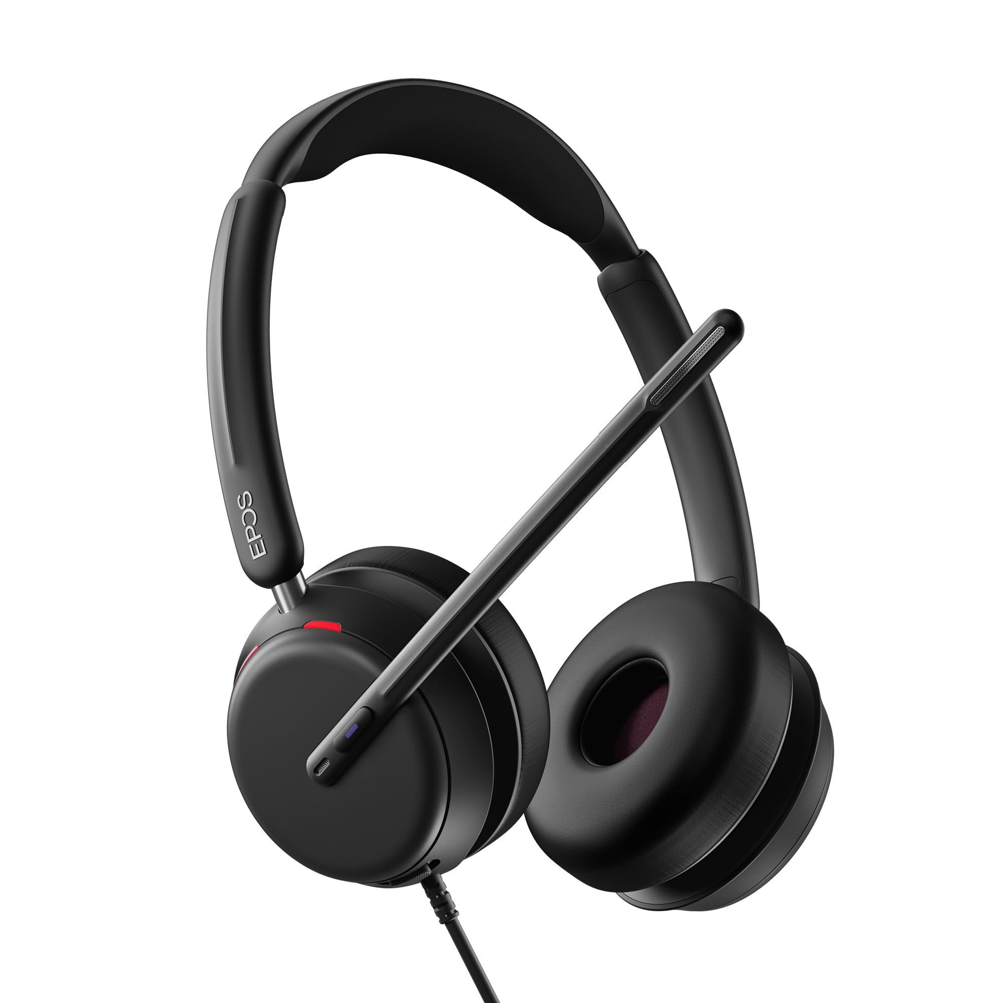 Epos Impact 860T DoubleSided Wired Usb C And Usb A Headset With NoiseCanceling Mic, Microsoft Teams Certified, Super Wideband