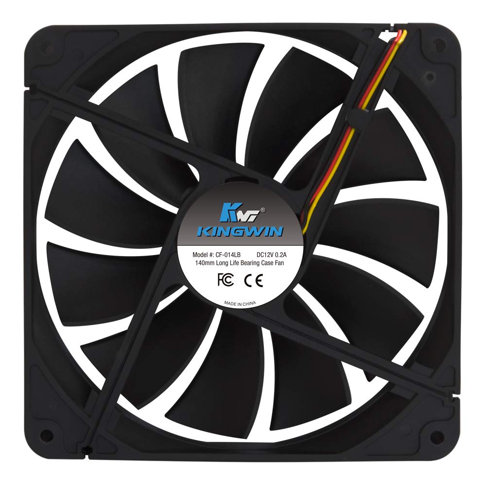 Kingwin 140Mm Silent Fan For Computer Cases, Mining Rig, Cpu Coolers, Computer Cooling Fan, Long Life Bearing, And Provide Excel