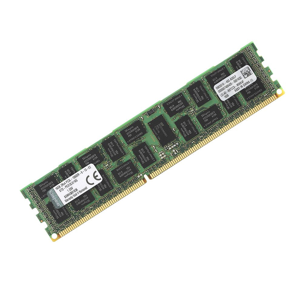 Kingston Technology 16Gb 1333Mhz Reg Ecc Low Voltage Memory Module For Dell (Ktd-Pe313Lv/16G)