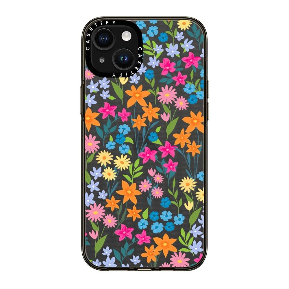 Casetify Compact Case For Iphone 15 Plus [2X Military Grade Drop Tested / 4Ft Drop Protection]   Bright Spring Flowers   Daisy F