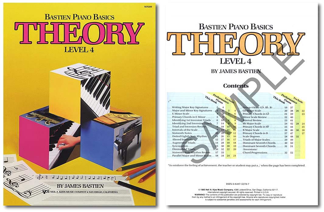Bastien Piano Basics Level 4 Learning Set By Bastien   Lesson, Theory, Performance, Technique & Artistry Books & Juliet Music Pi