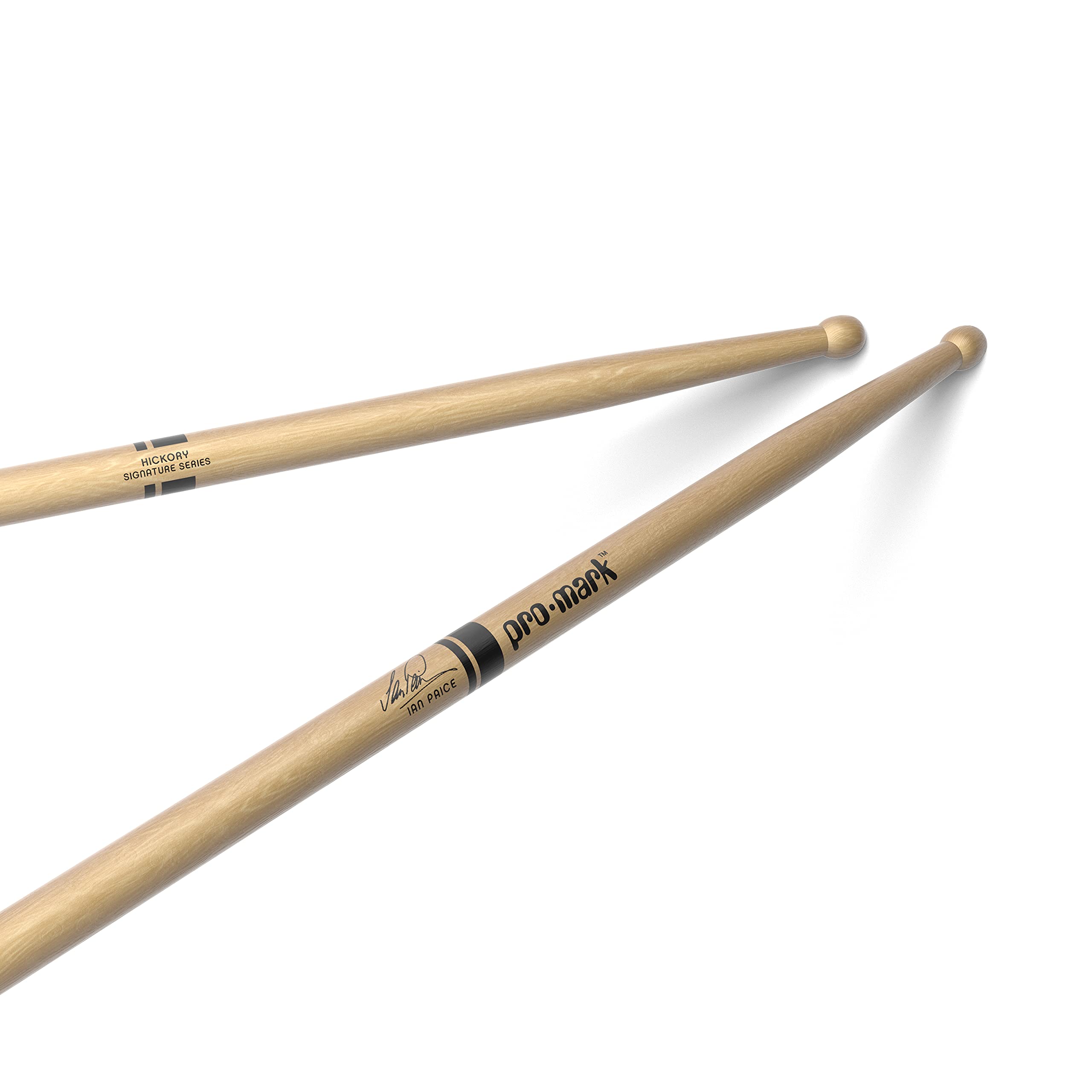 Promark Ian Paice 808 Hickory Drumsticks, Wood Tip, One Pair