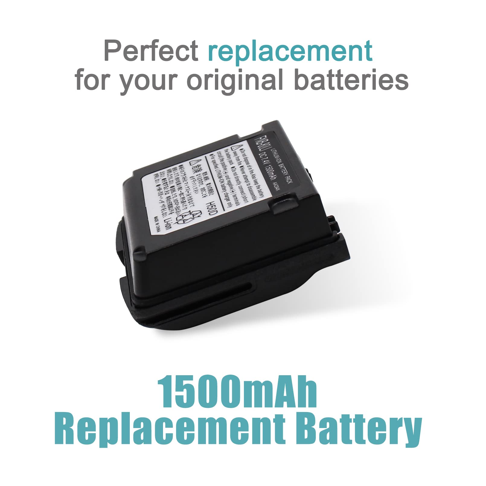Fnb 80Li 7.4V 1500Mah Li Ion Replacement Battery Compatible For Yaesu Vx 5 Vx 5R Vx 5Rs Vx 6 Vx 6R Vx 7 Vx 7R Vx 7Rb Vertex Stan