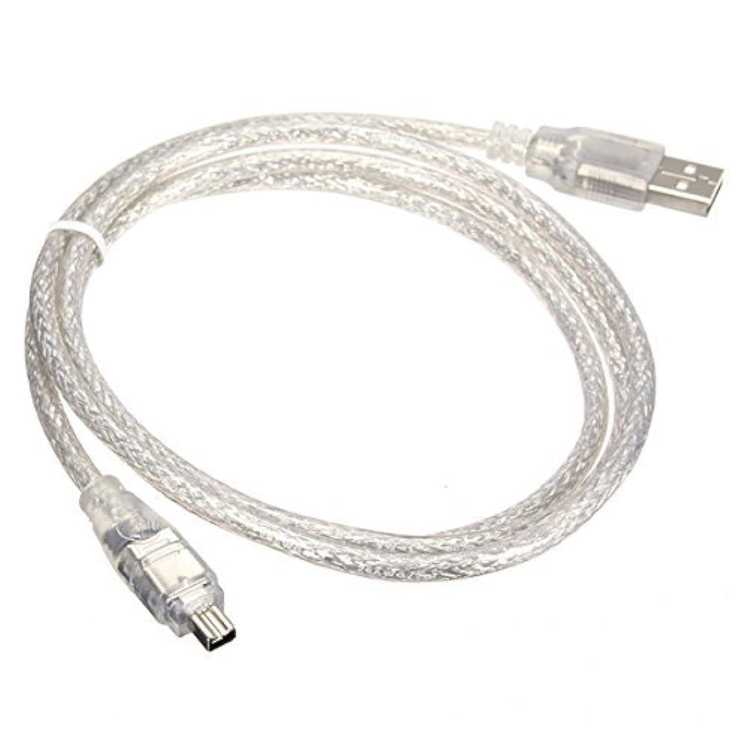 cablecc USB Male to Firewire IEEE 1394 4 Pin Male iLink Adapter Cord Cable for Sony DCR-TRV75E DV Adapter
