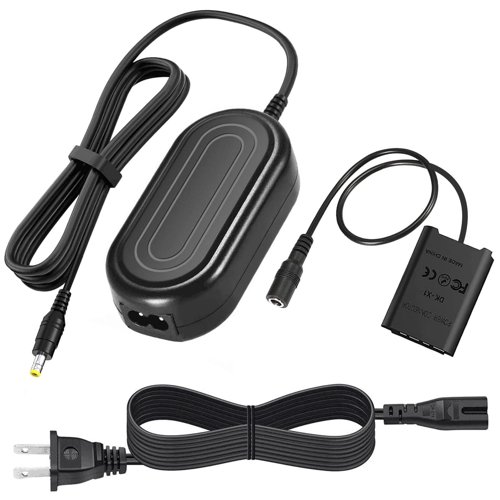 Gonine For Sony Zv 1 Zv1 Dummy Battery Ac Ls5 Continuous Power Supply Ac Adapter Np Bx1 Dk X1 Dc Coupler Kit For Sony Cybershot Zv1 Zv 1 Ii, Zv 1F Dsc Rx1 Rx1R, Rx100 Ii Iii Iv V Vi Vii Cameras.