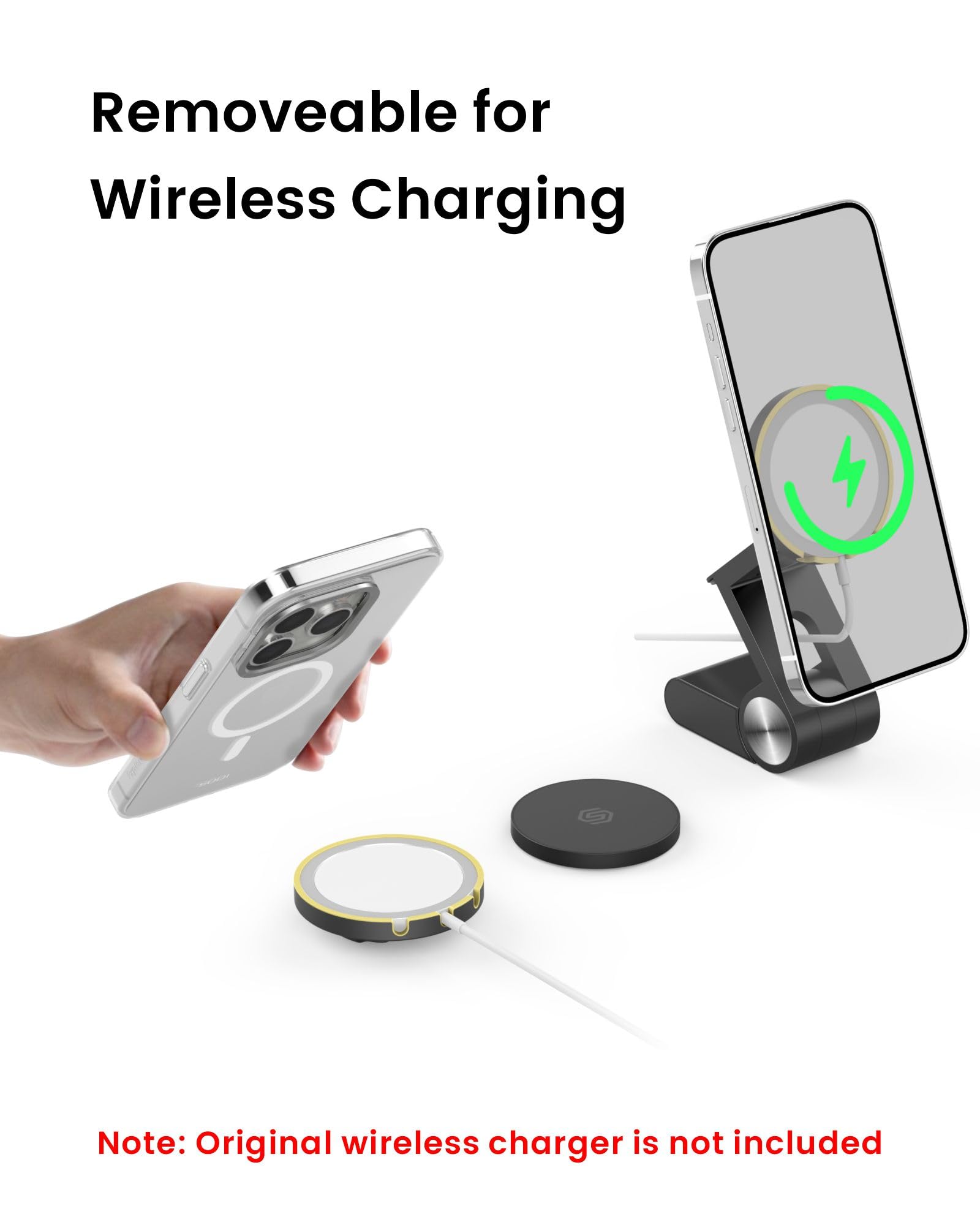 Sodi Continuity Camera Mount For Desktop Monitor & Imac Compatible Iphone Webcam Mount With Mag Safe For Mac And Displays, Mac O