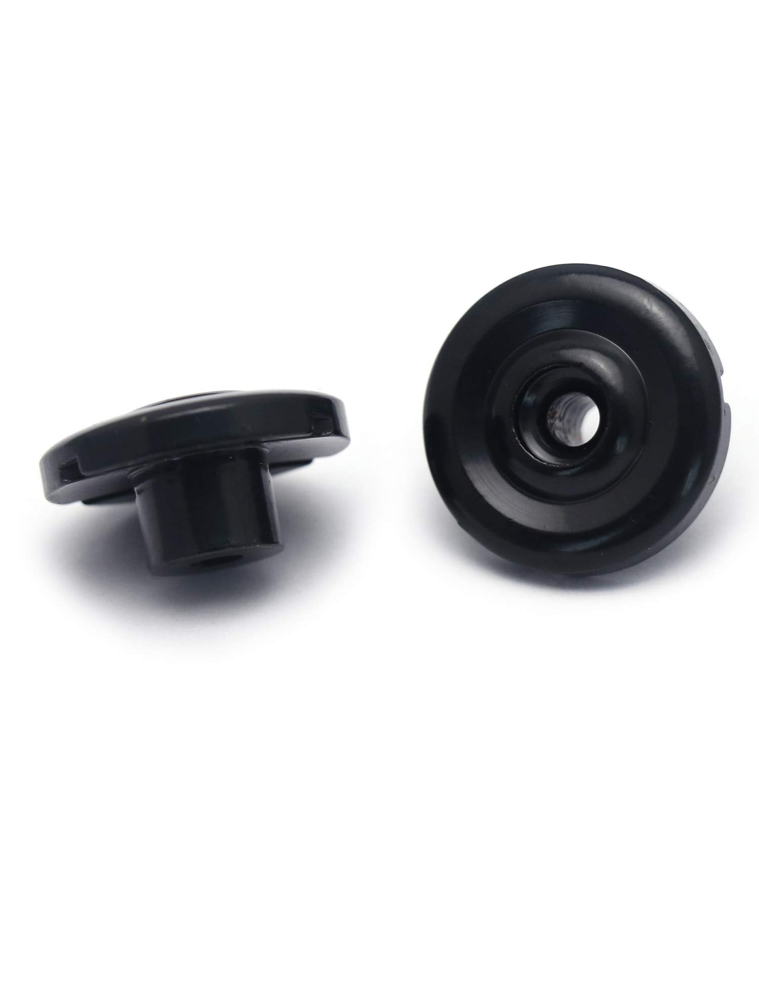 Metallor Bass Guitar String Trees String Retainer Guides For Bass Guitar Parts Replacement Pack Of 2Pcs With Mounting Screws Bla