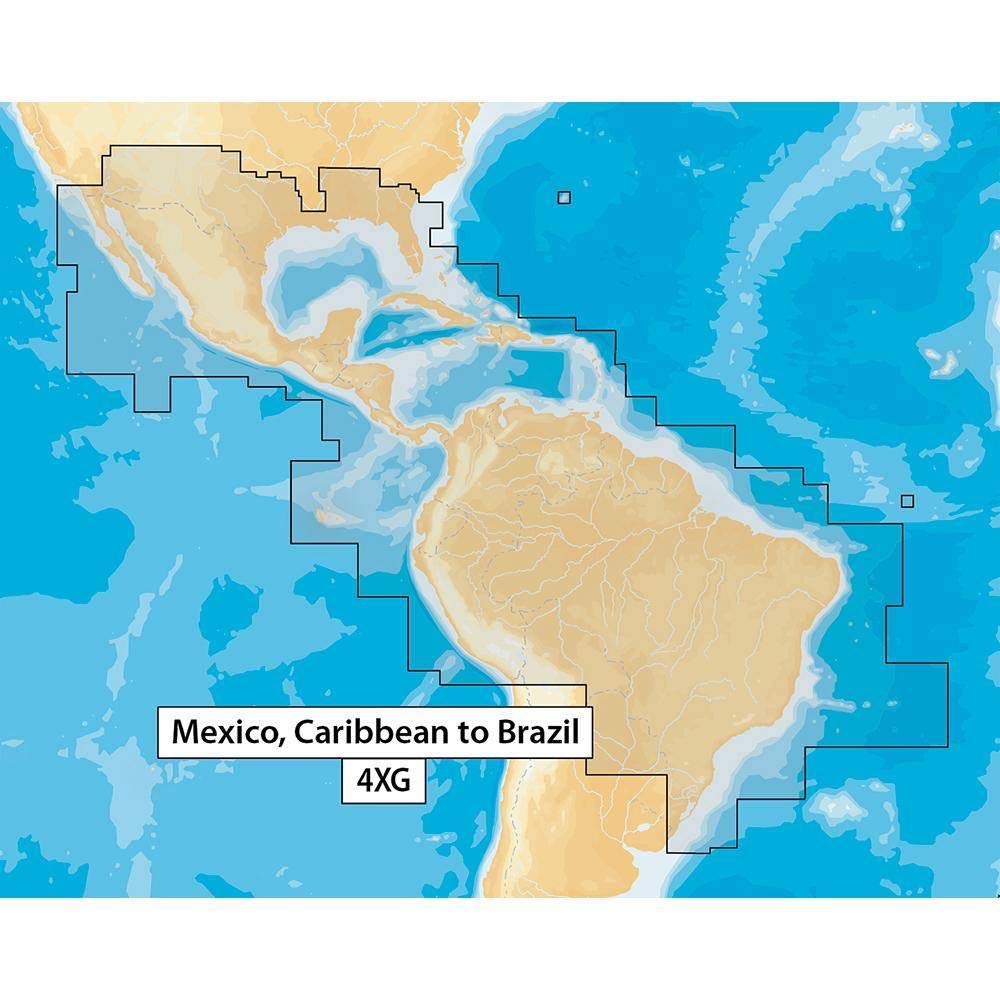 Navionics+ Mexico, Caribbean To Brazil, Black