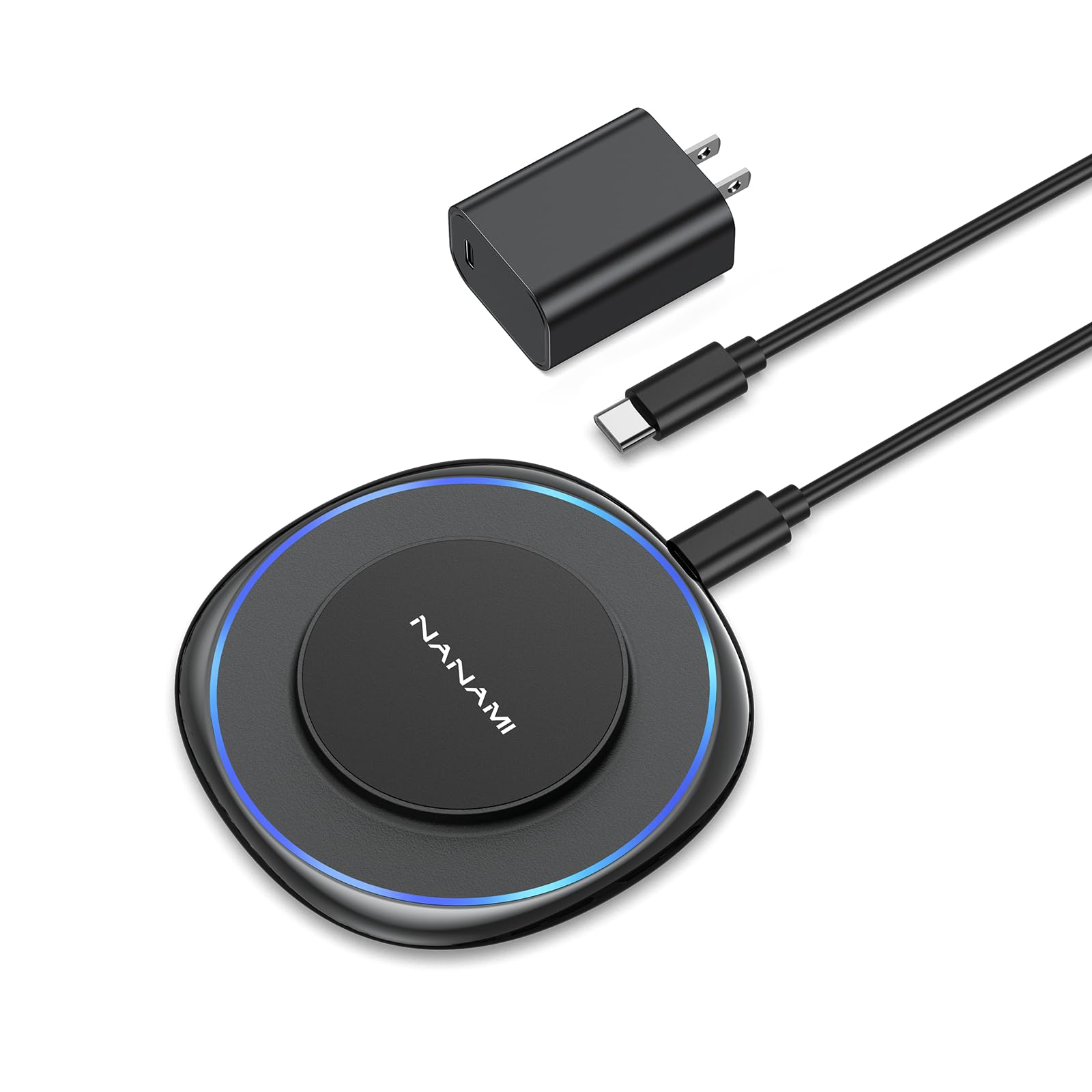 NANAMI Magnetic Wireless Charger Pad for iPhone & AirPods with 20W PD