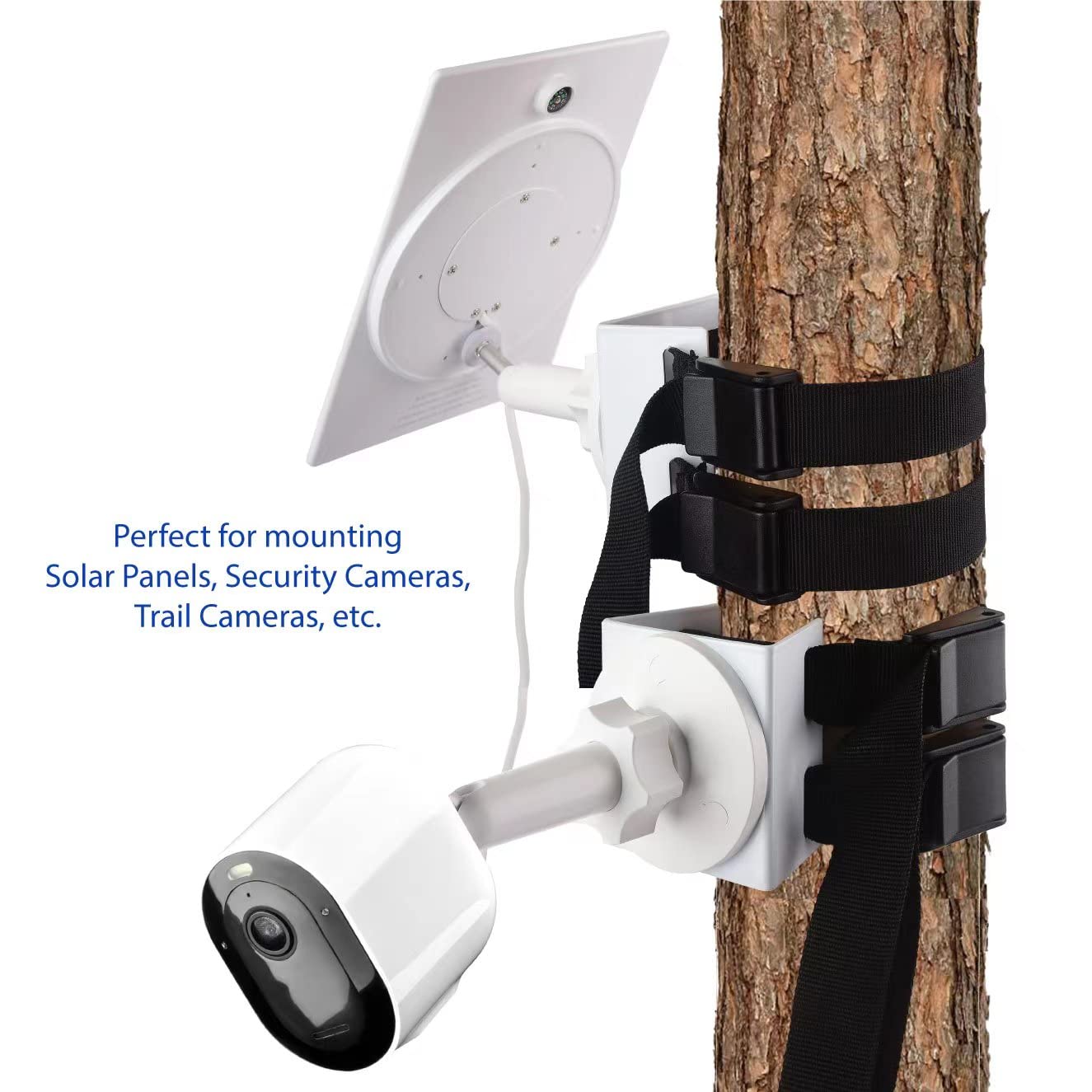 Zivif Outdoor Camera Mount, Pole Mount Bracket For Security Cameras, Battery Cameras, Outdoor Trail Camera Or Solar Panels, 360