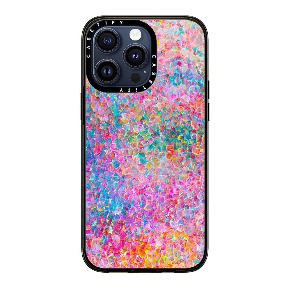 Casetify Compact Iphone 15 Pro Max Case [2X Military Grade Drop Tested / 4Ft Drop Protection]   Paint Prints   My Neon Summer By