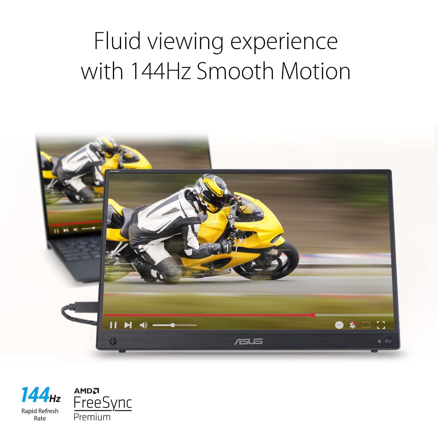 Mntr Asus 156 Fhd Ips 144Hz Mb16Ahg